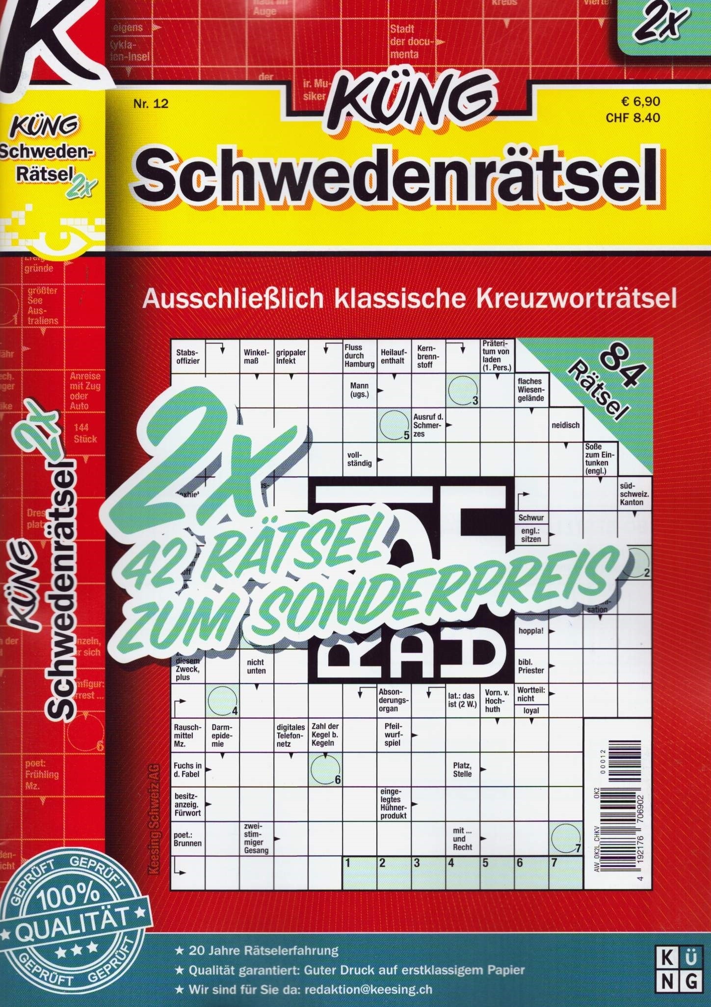 Schwedenrätsel 2x 12/2026