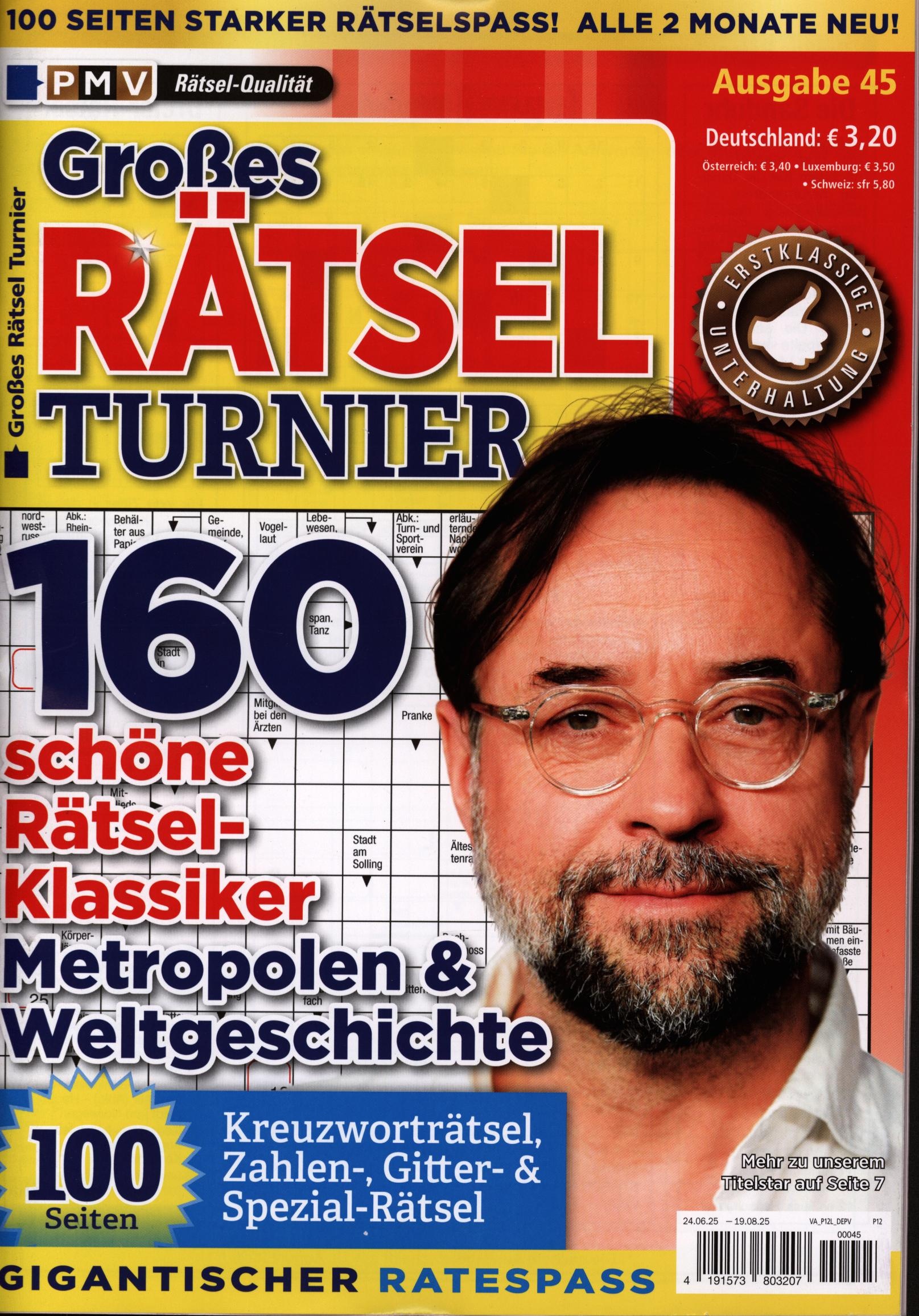 Großes Rätsel Turnier 45/2025