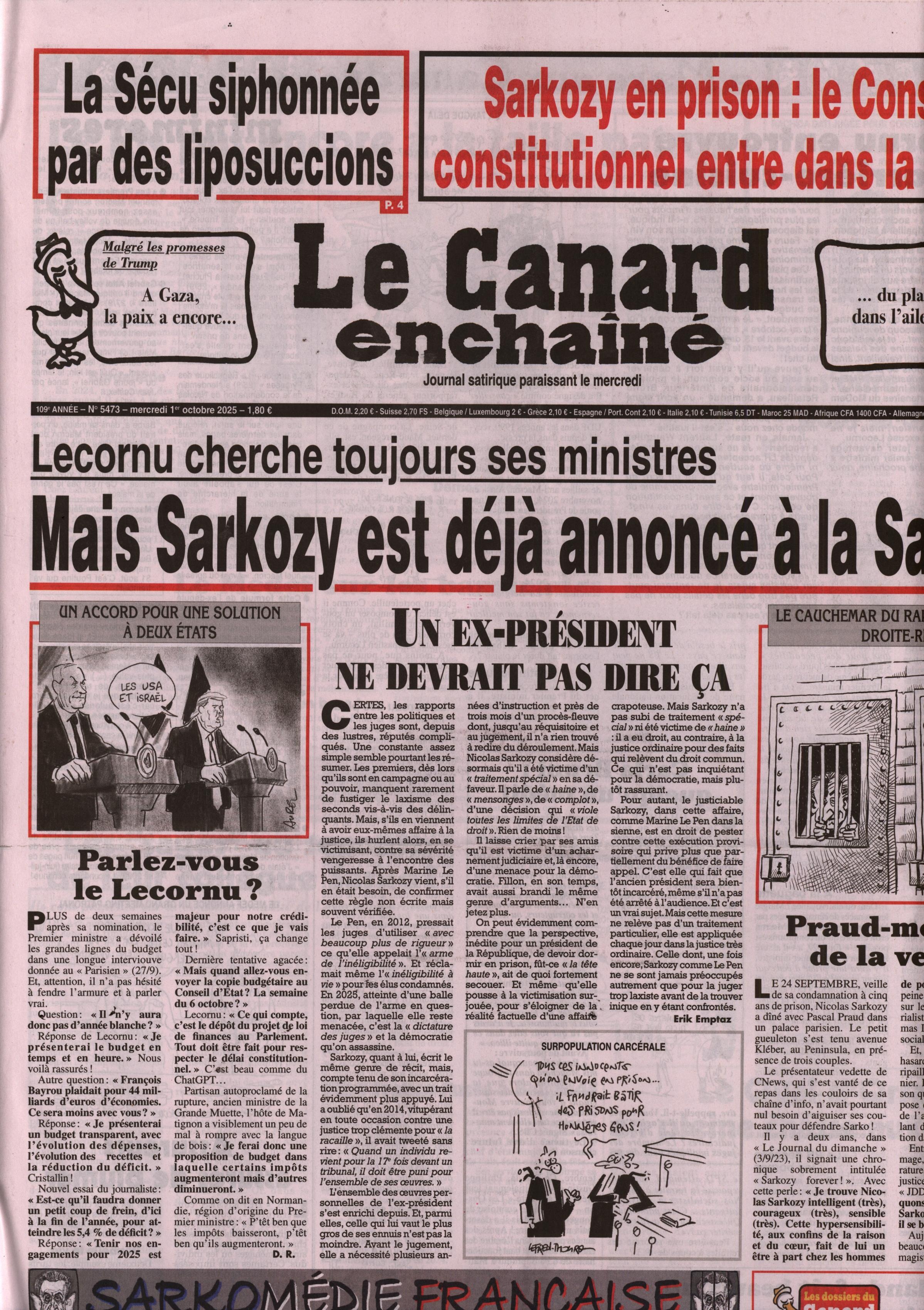 Le Canard enchaîné 5473/2025