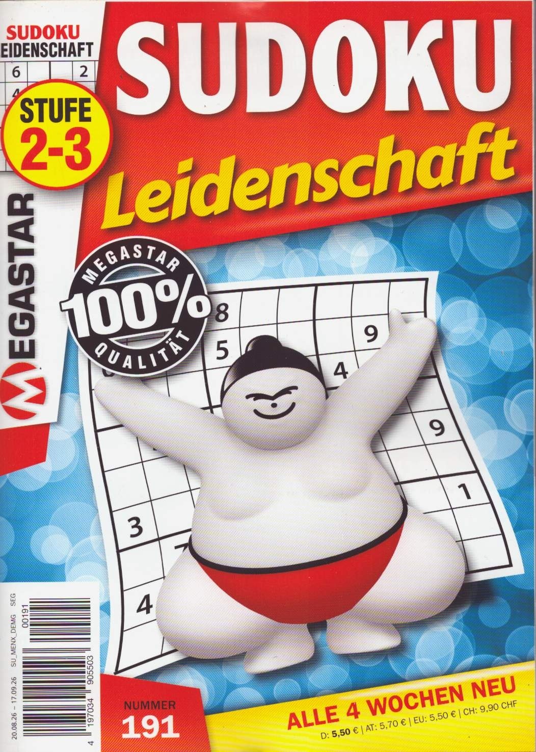 Sudoku Leidenschaft 191/2026