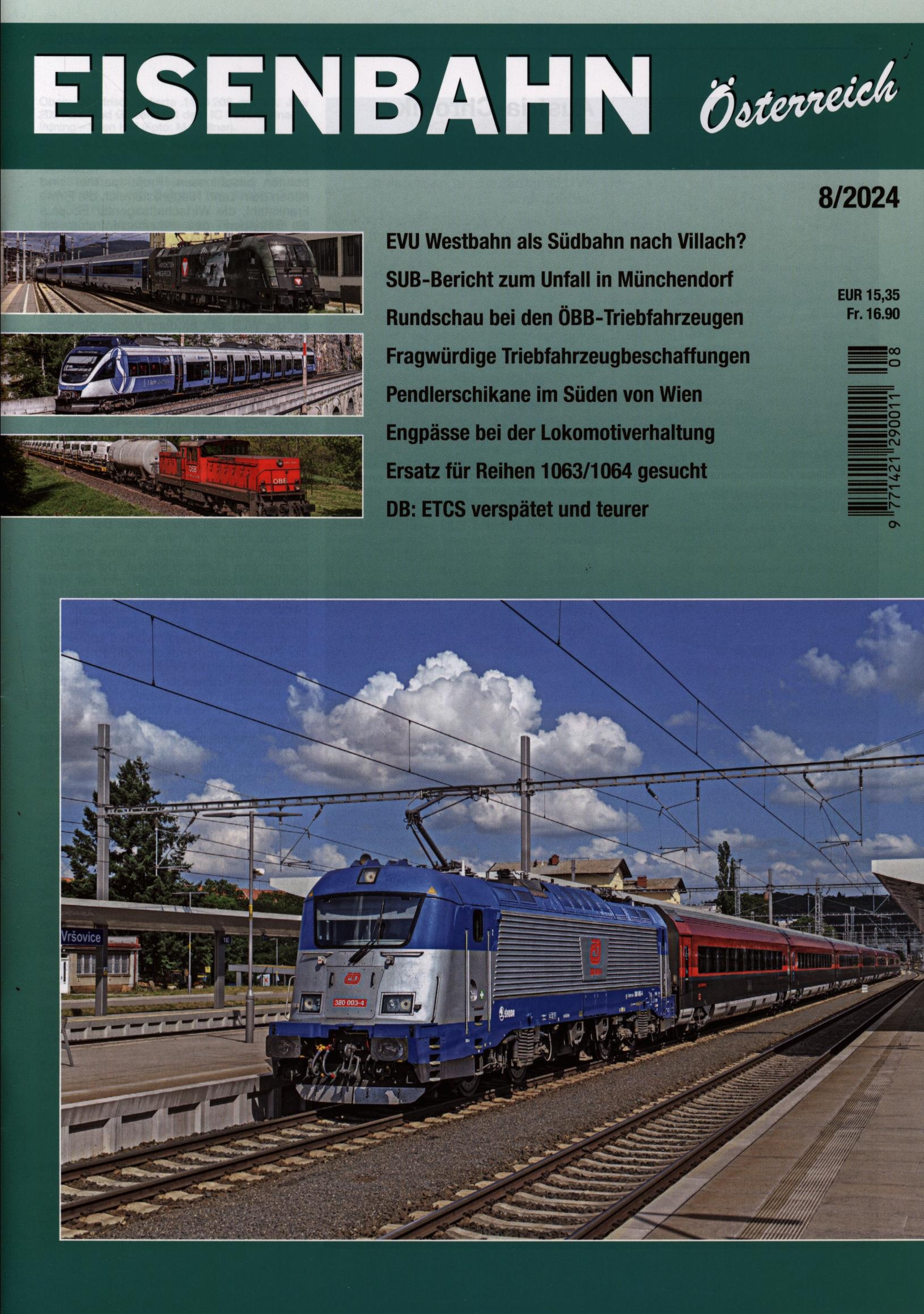 Eisenbahn Österreich 8/2024