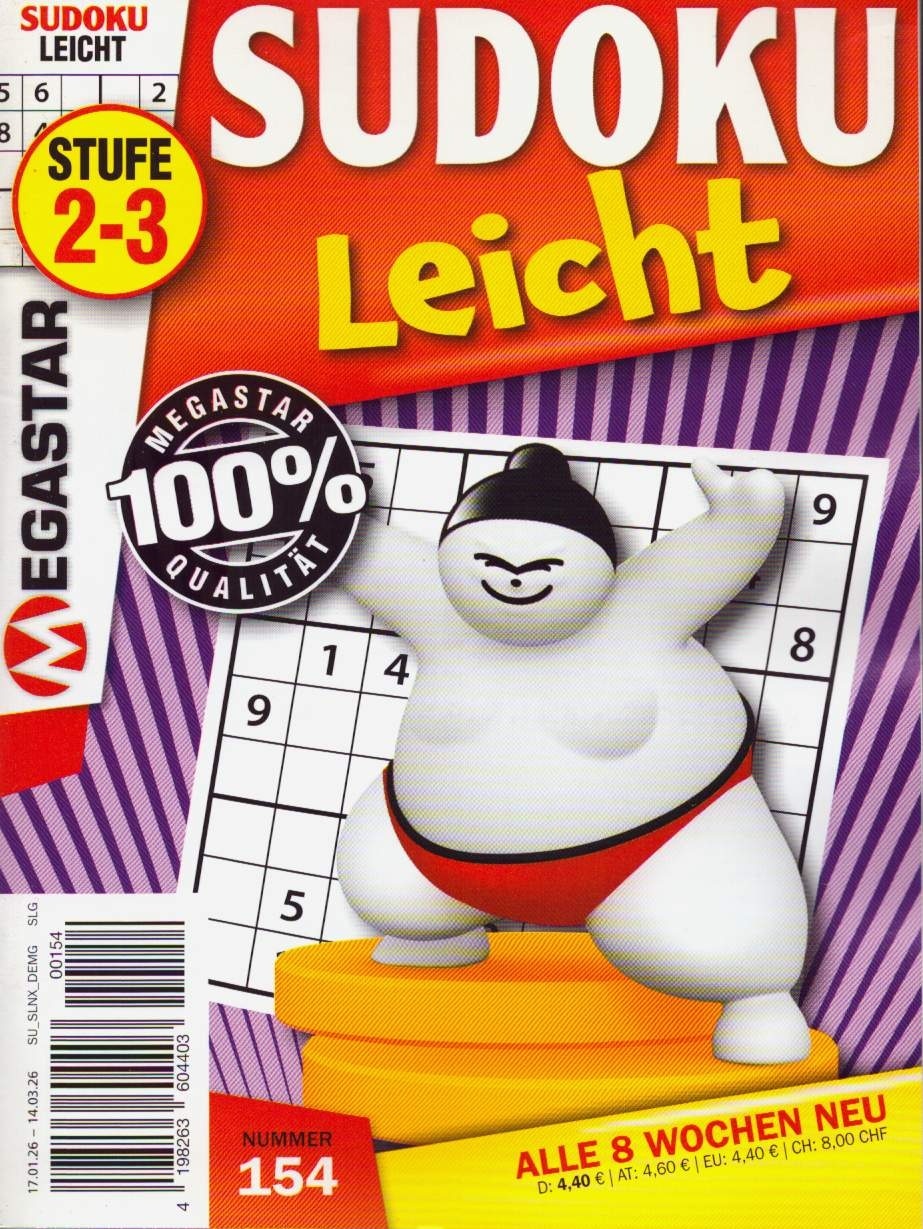 Sudoku Leicht 154/2026