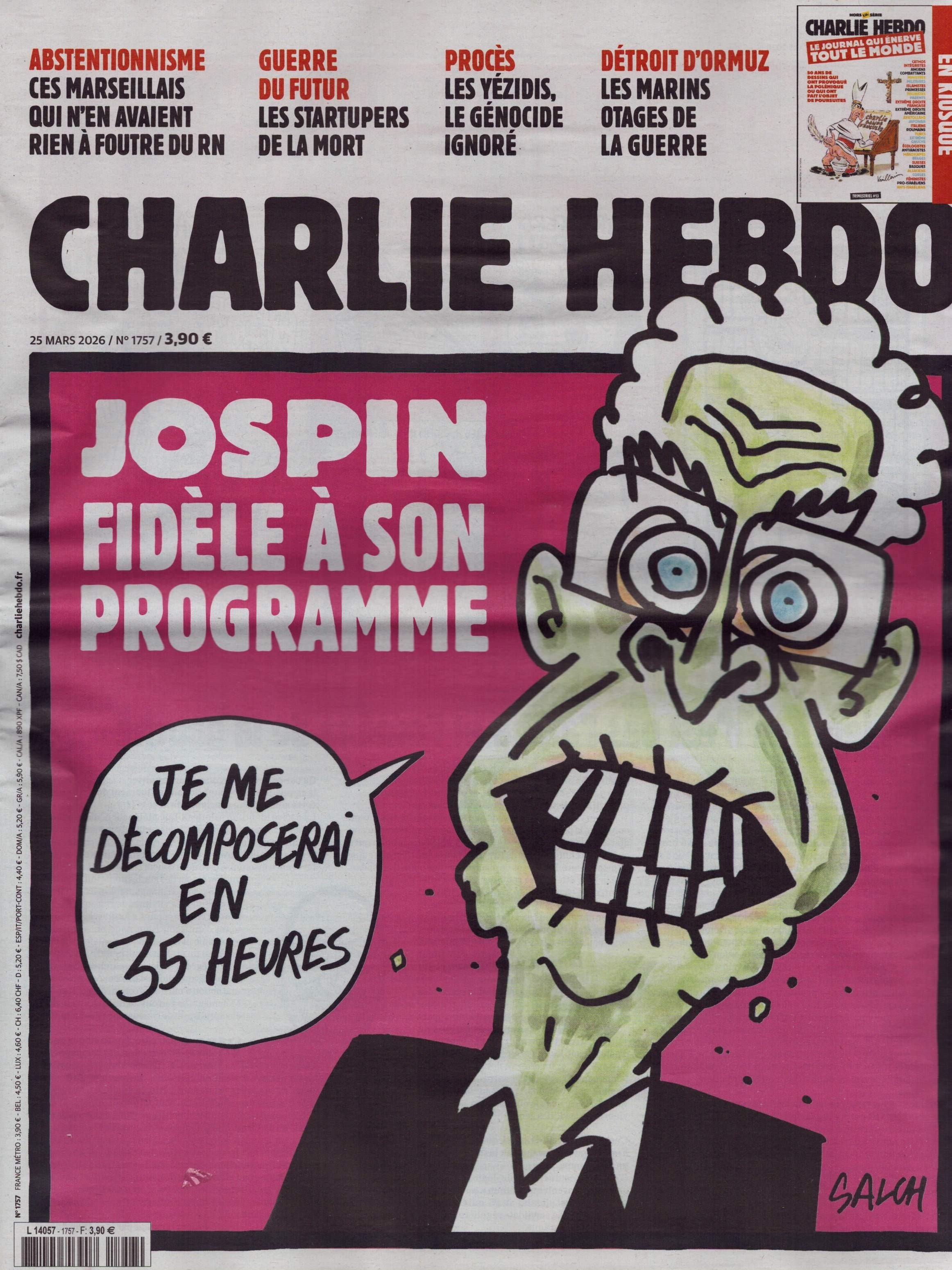 CHARLIE HEBDO 1757/2026