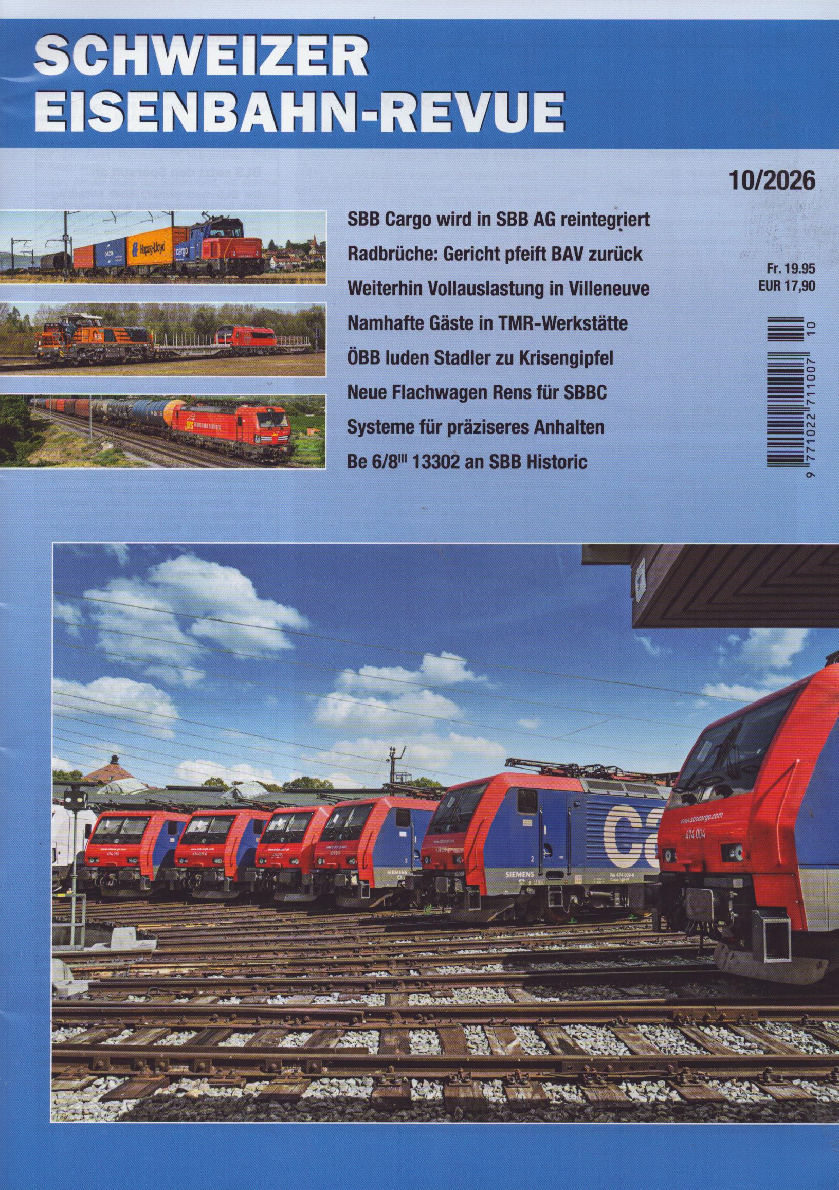 Schweizer Eisenbahn-Revue 10/2026