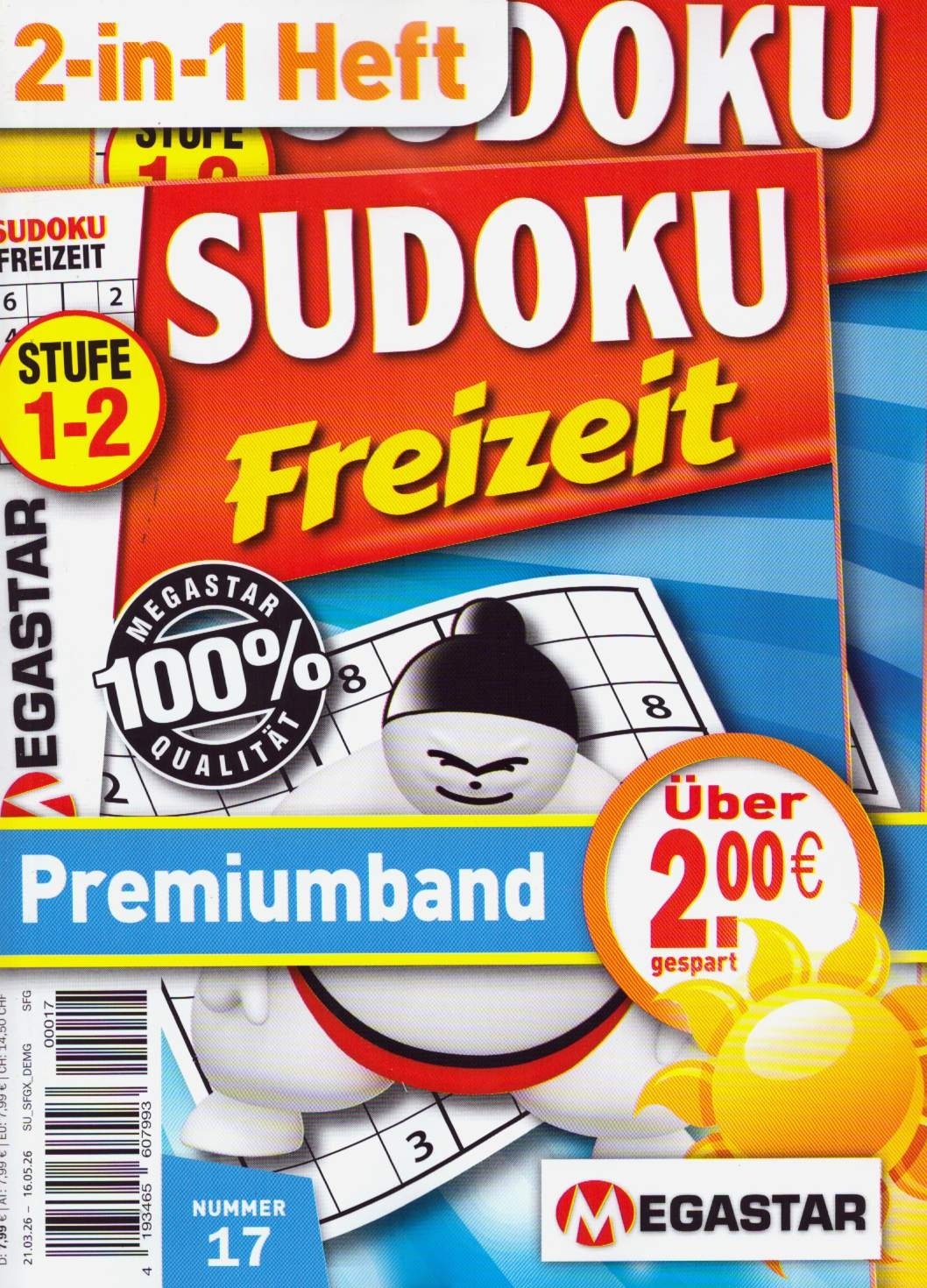Sudoku Freizeit Premiumband 17/2026