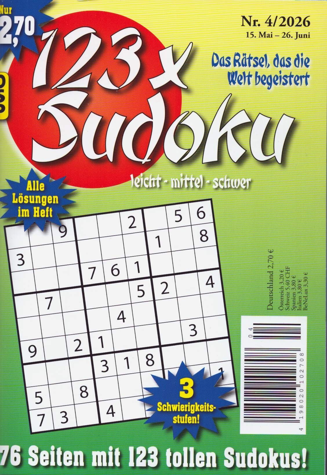 123x SUDOKU 4/2026