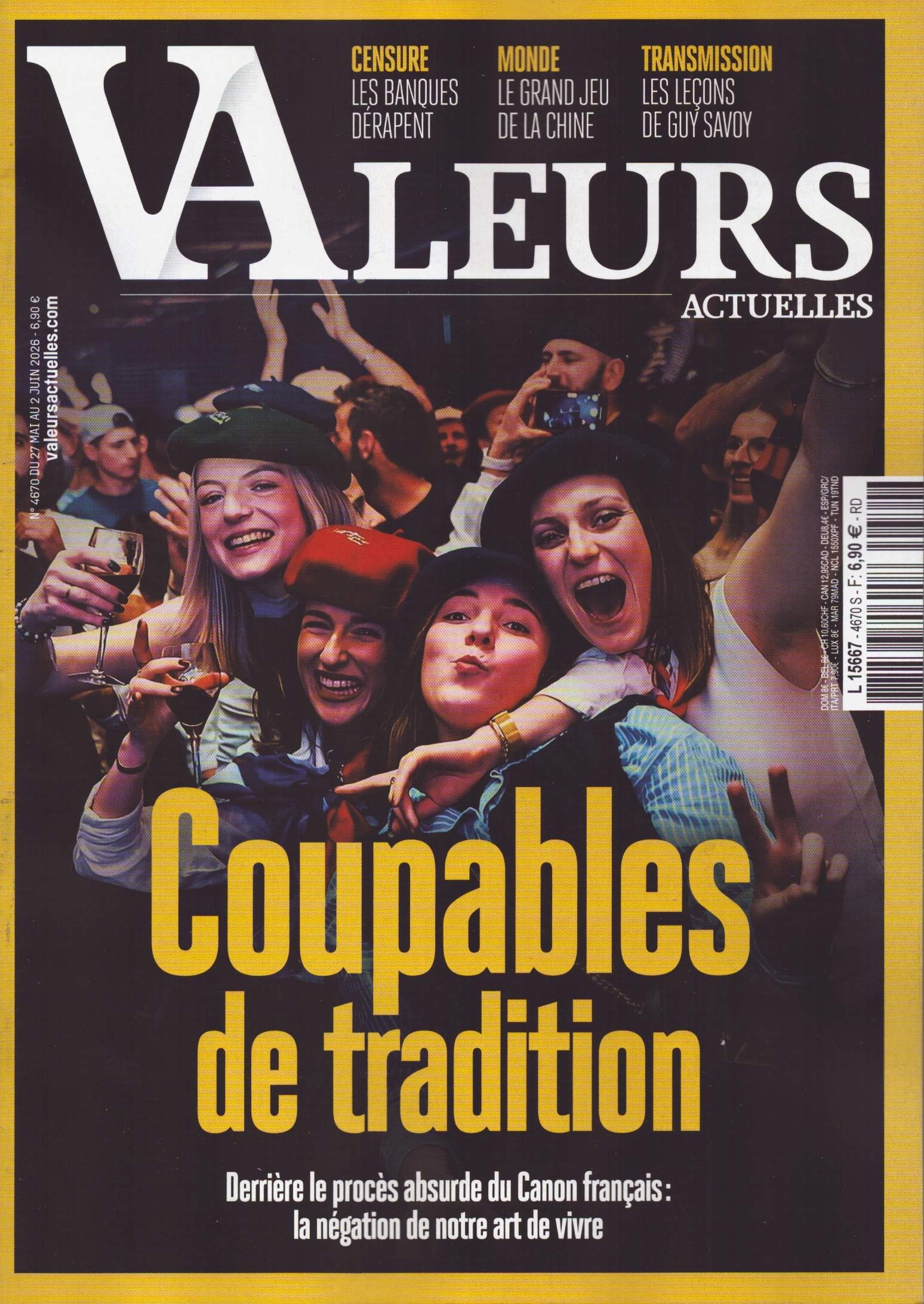 VALEURS ACTUELLES 4670/2026