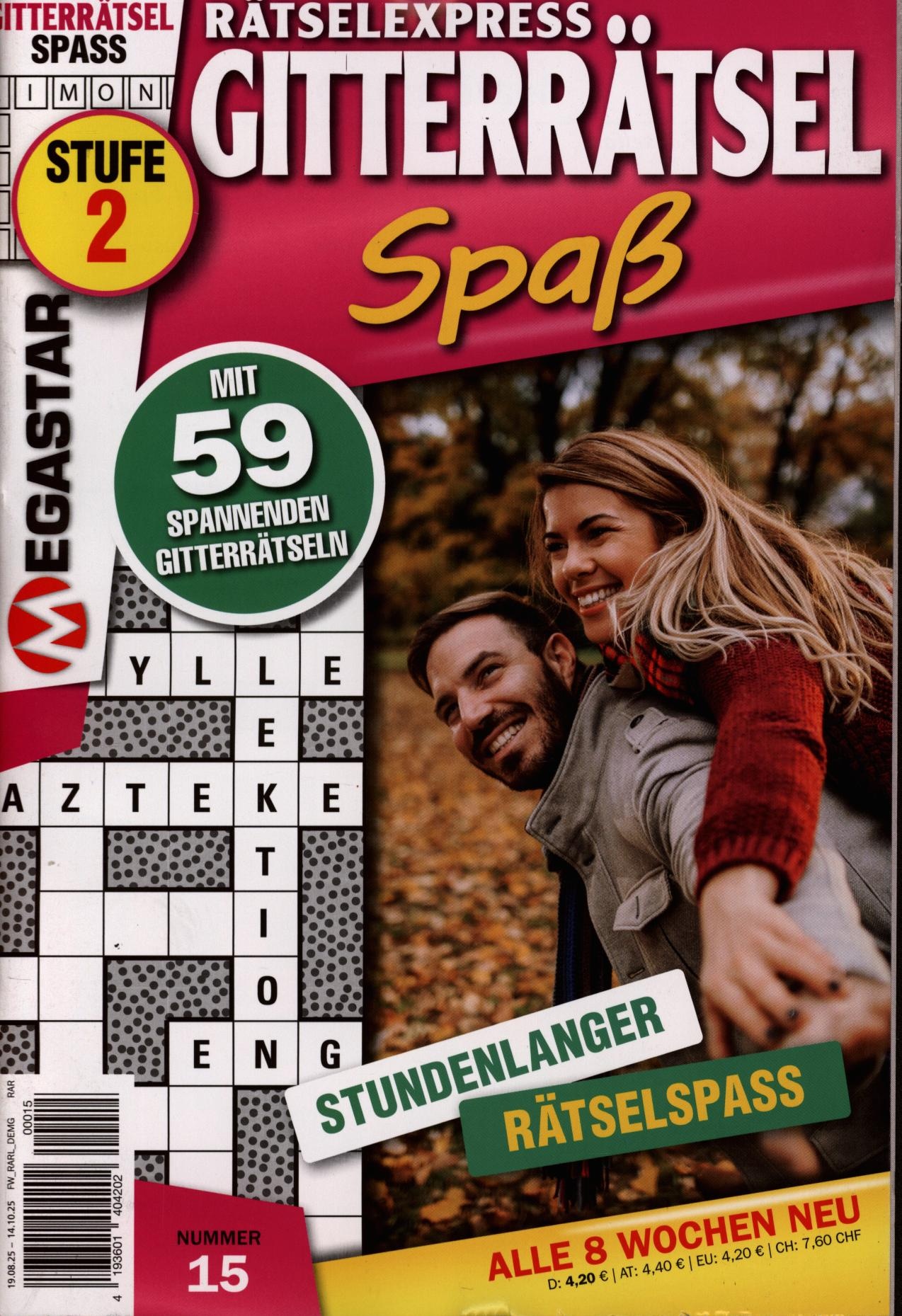 Gitterrätsel Spaß 15/2025