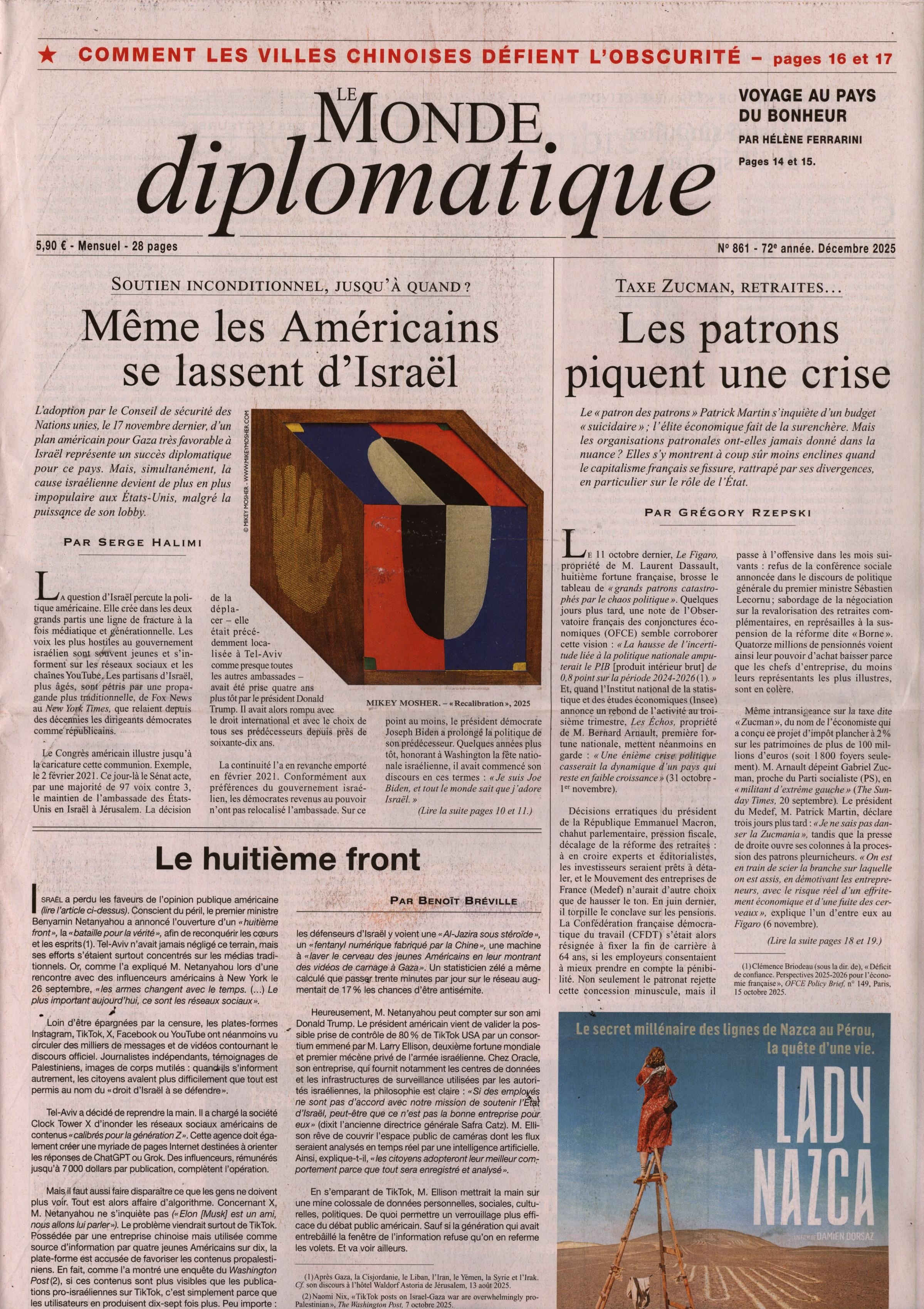 LE MONDE diplomatique 861/2025