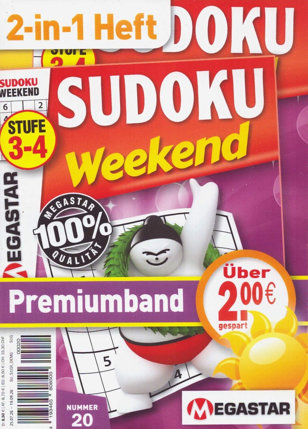 Sudoku Weekend Premiumband 20/2026