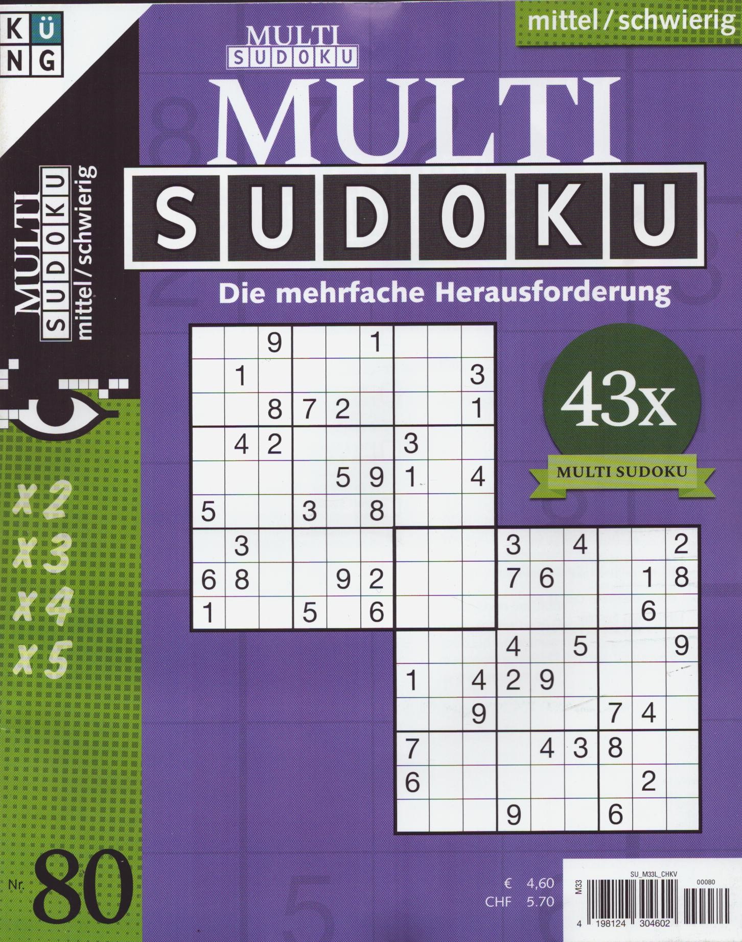 Multi Sudoku 80/2026