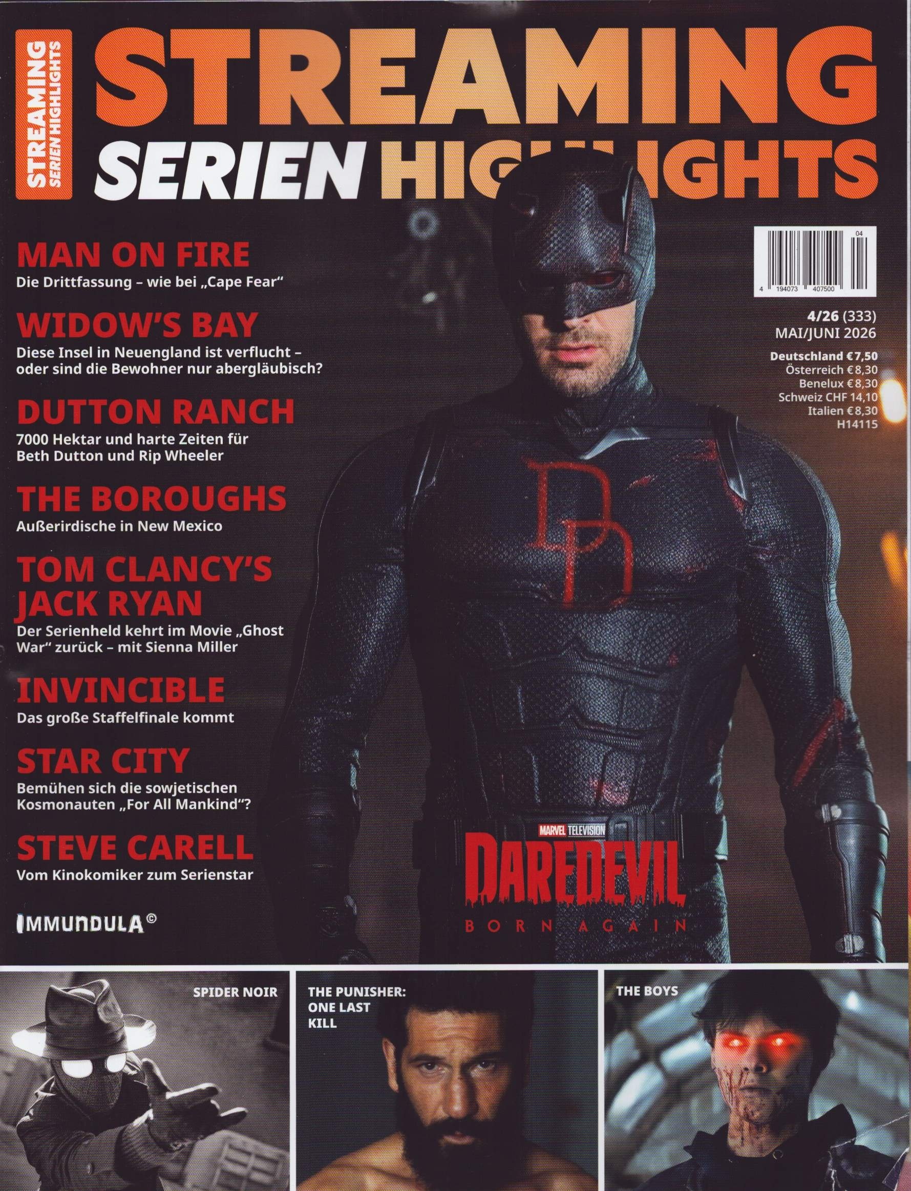 Streaming Serien Highlights 4/2026