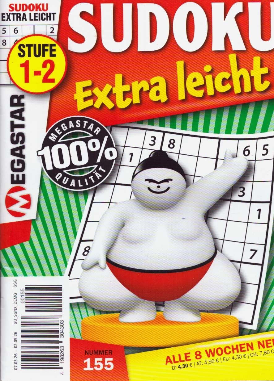 Sudoku Extra Leicht 155/2026