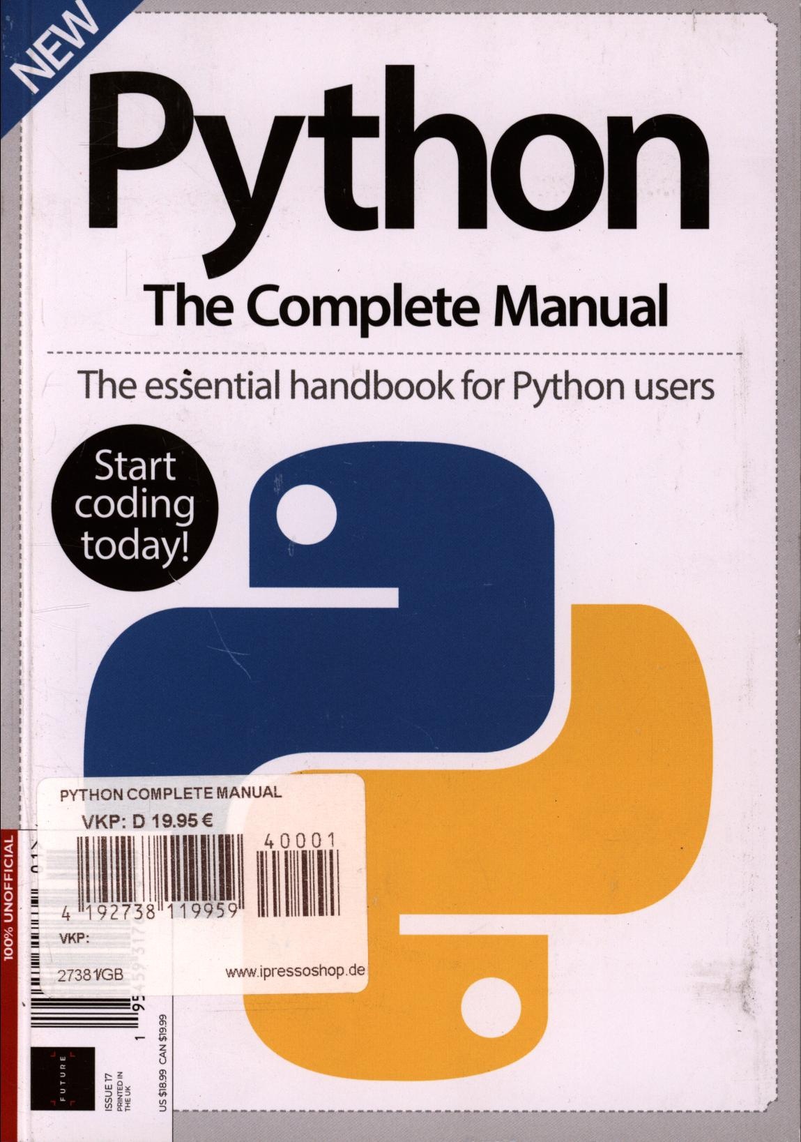 PYTHON COMPLETE MANUAL 1/2024