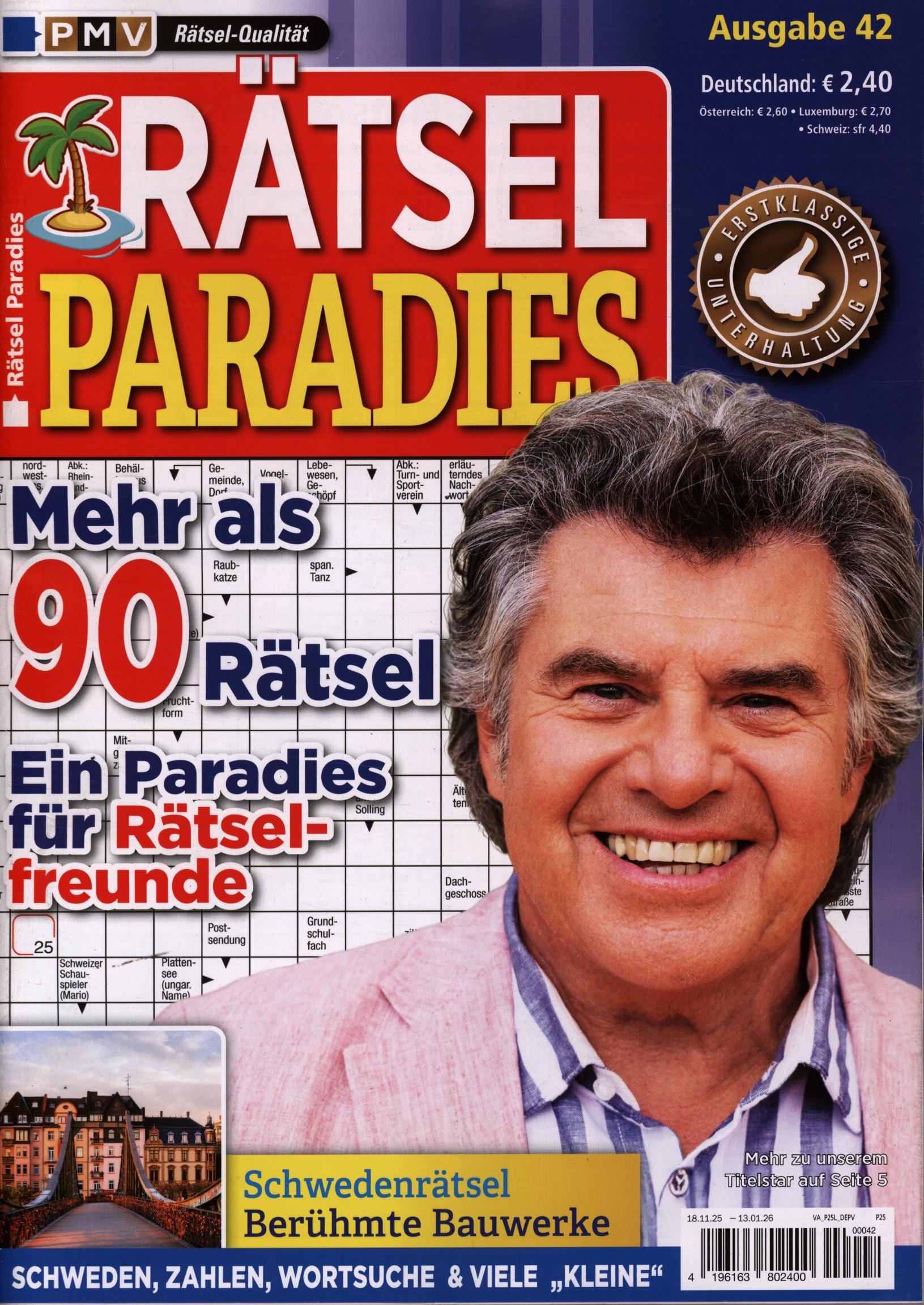 Rätsel Paradies 42/2025