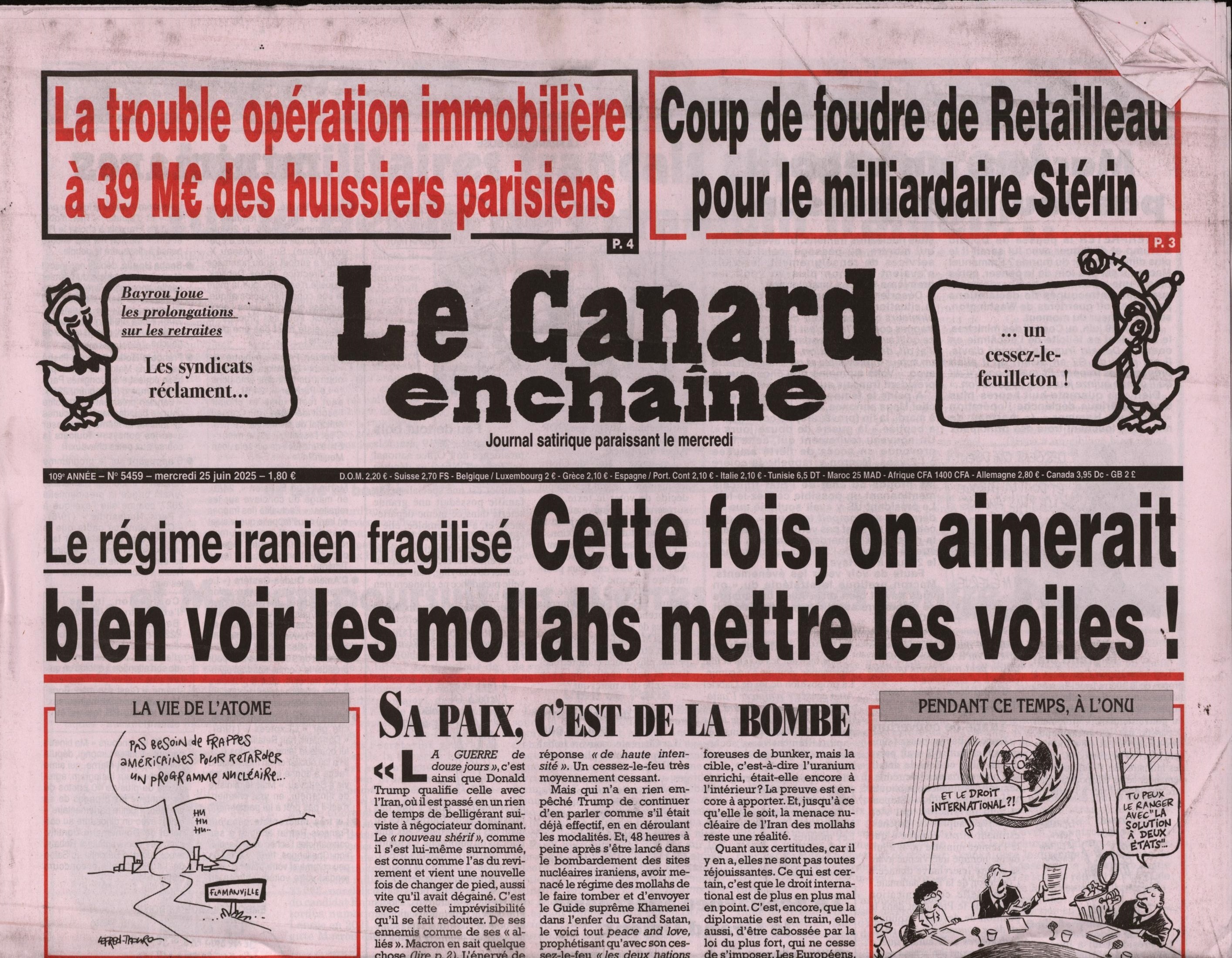 Le Canard enchaîné 5459/2025