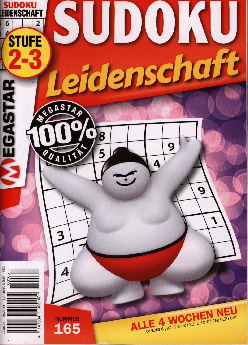 Sudoku Leidenschaft 165/2024