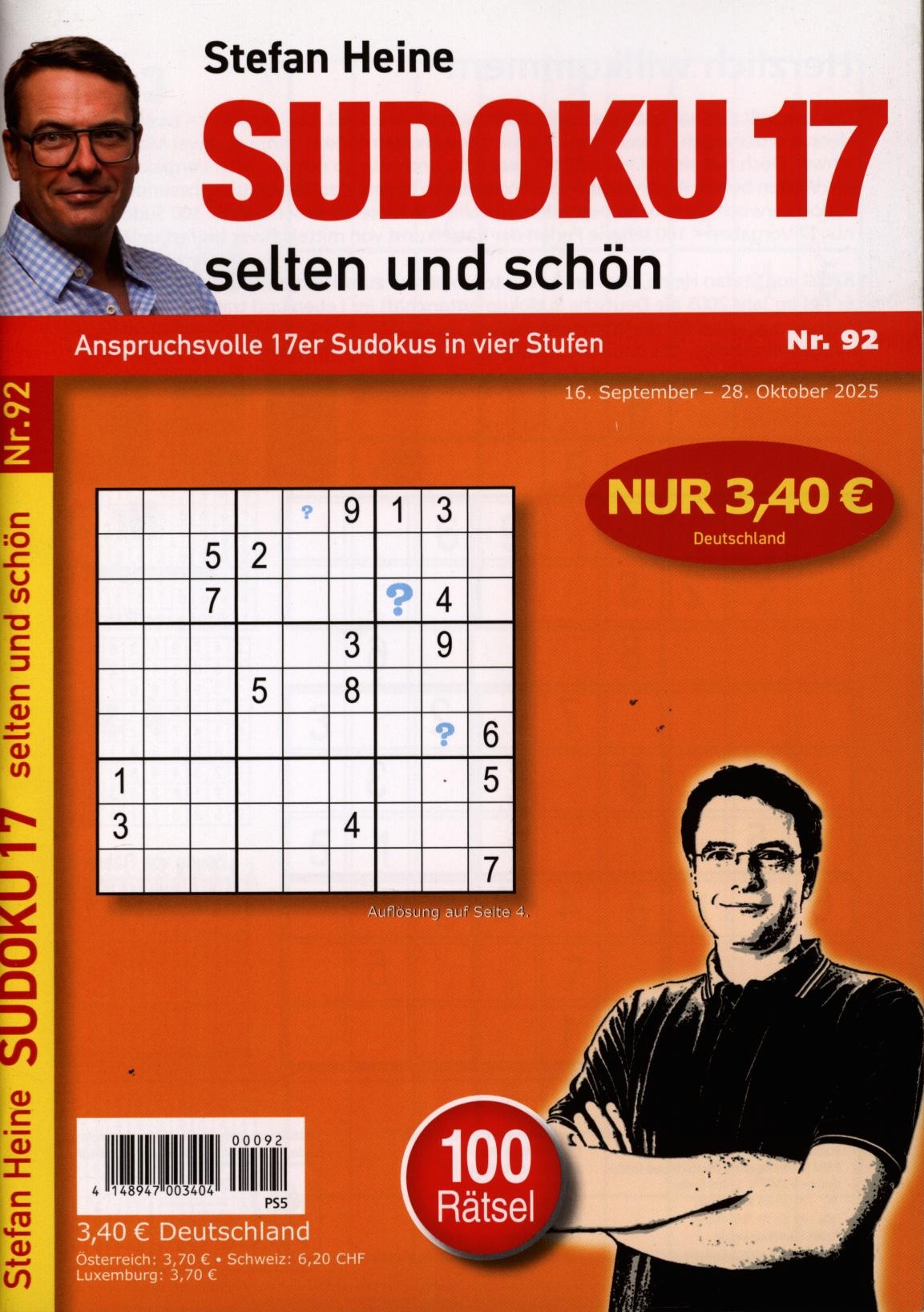 Sudoku 17 92/2025