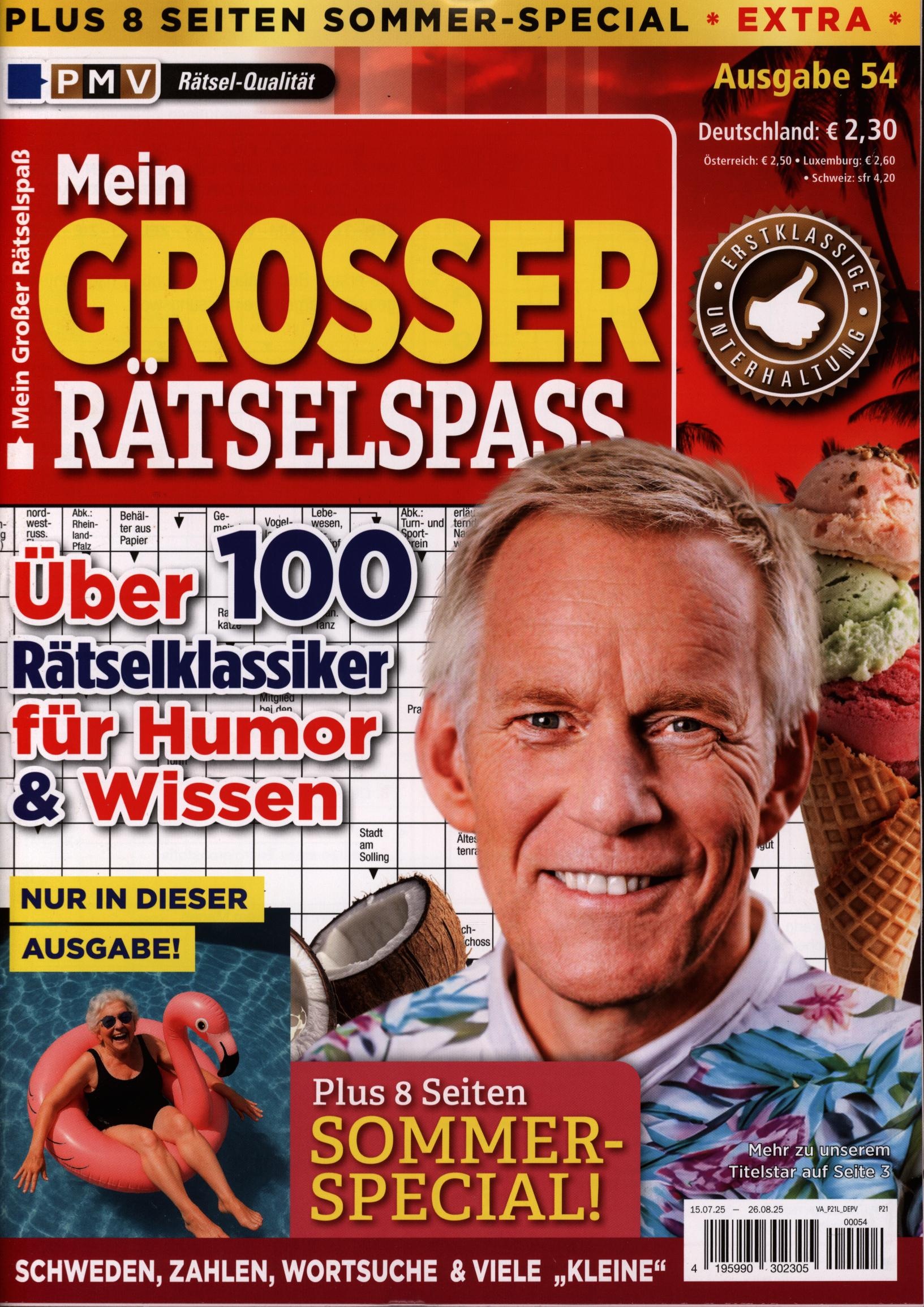 Mein großer Rätselspaß 54/2025