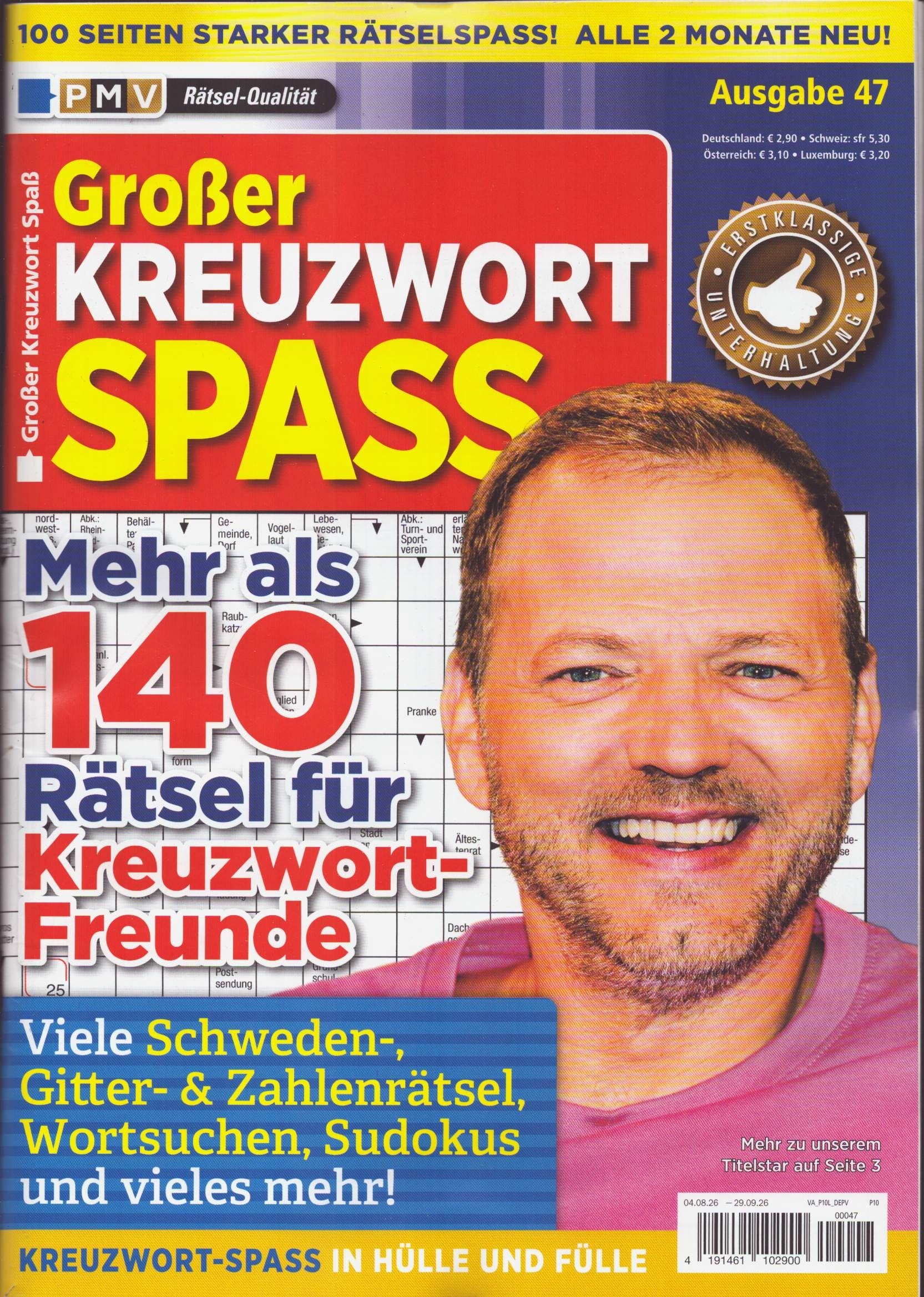 Großer Kreuzwort Spaß 47/2026