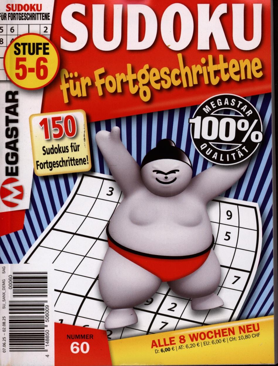 150 Sudoku f. Fortgeschrittene 60/2025