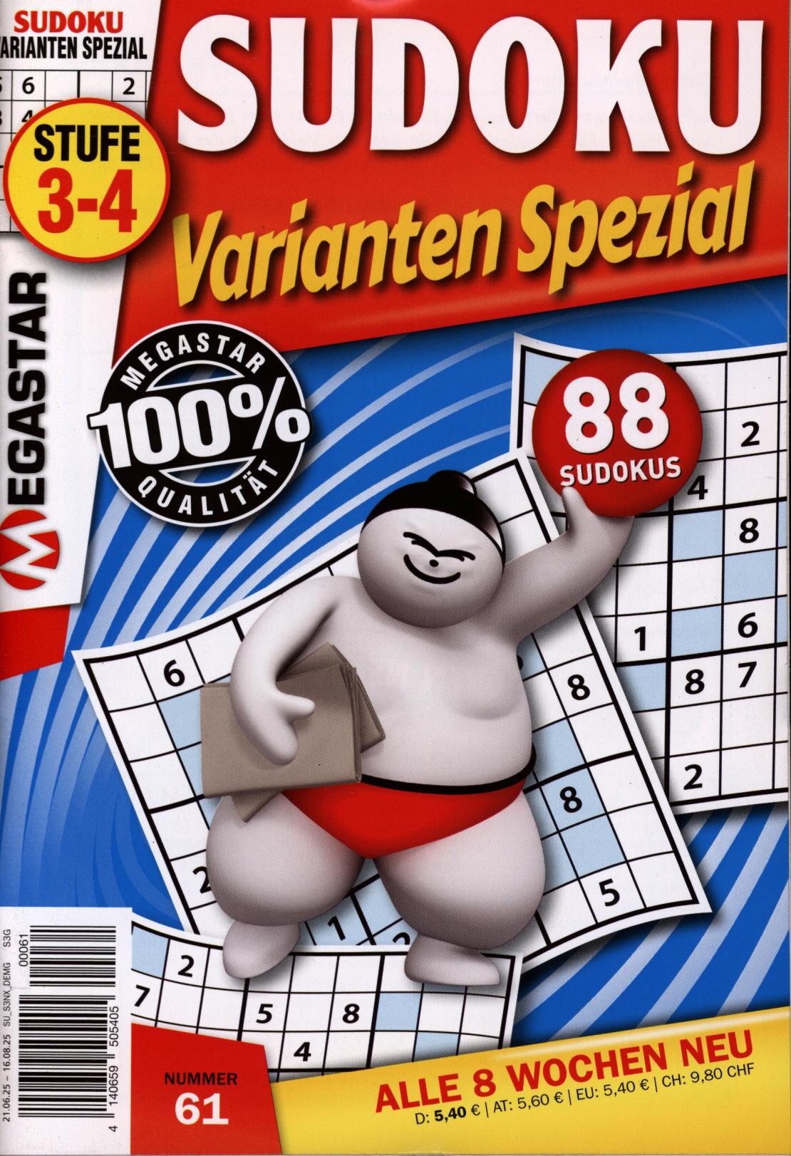 Sudoku Varianten Spezial 61/2025