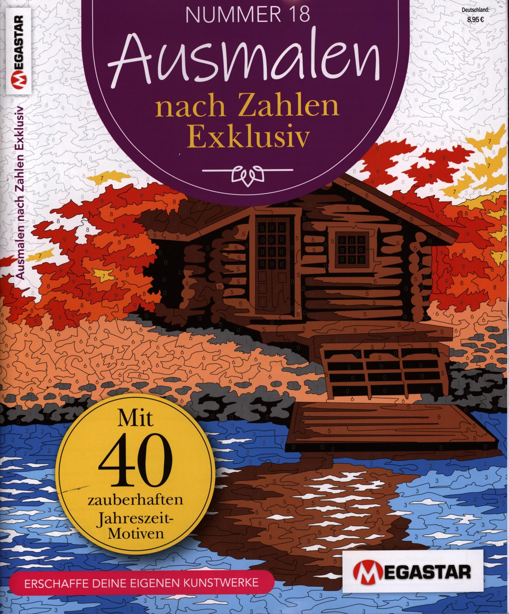 Ausmalen nach Zahlen Exklusiv 18/2025