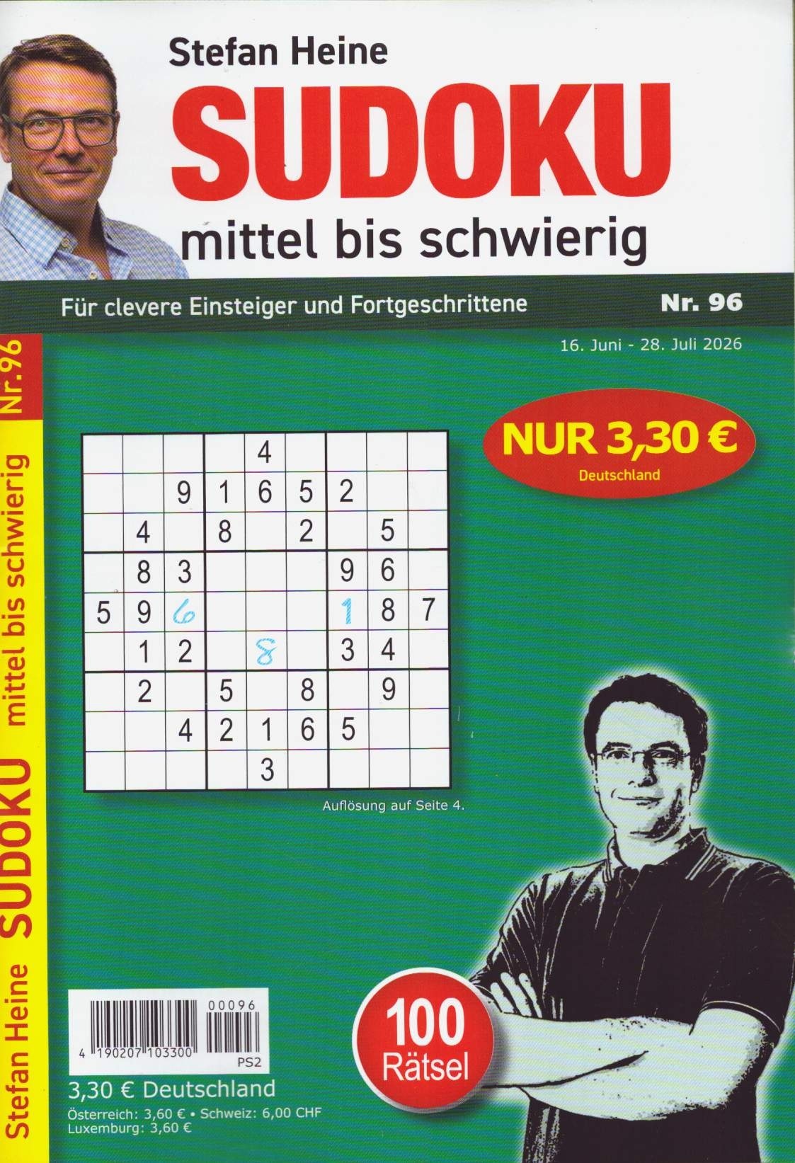 Sudoku mittel bis schwierig 96/2026