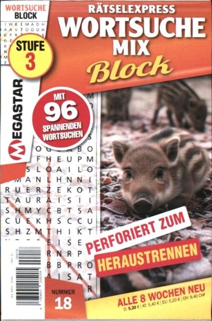 Wortsuche Mix Block 18/2026
