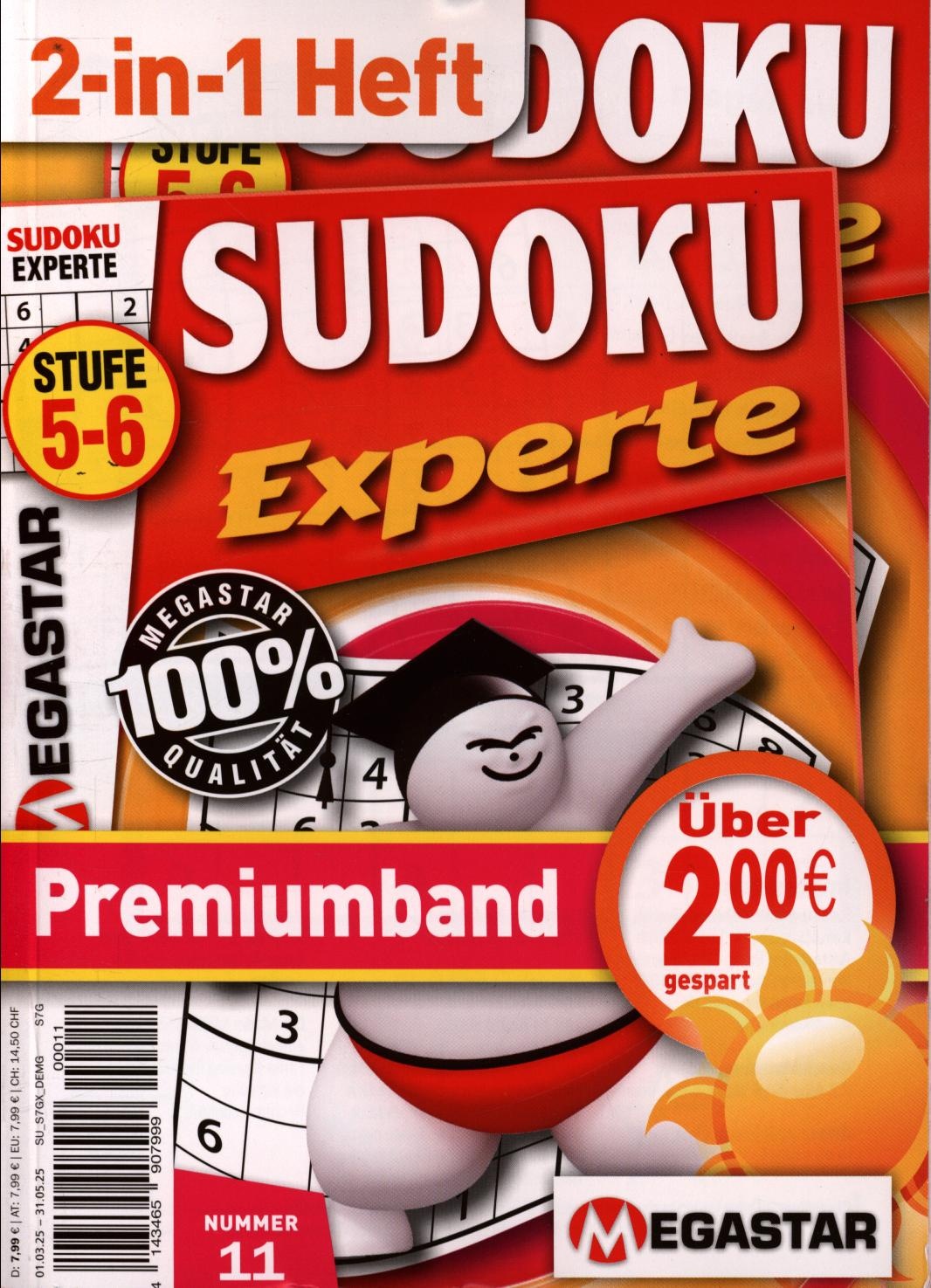 Sudoku Experte Premiumband 11/2025