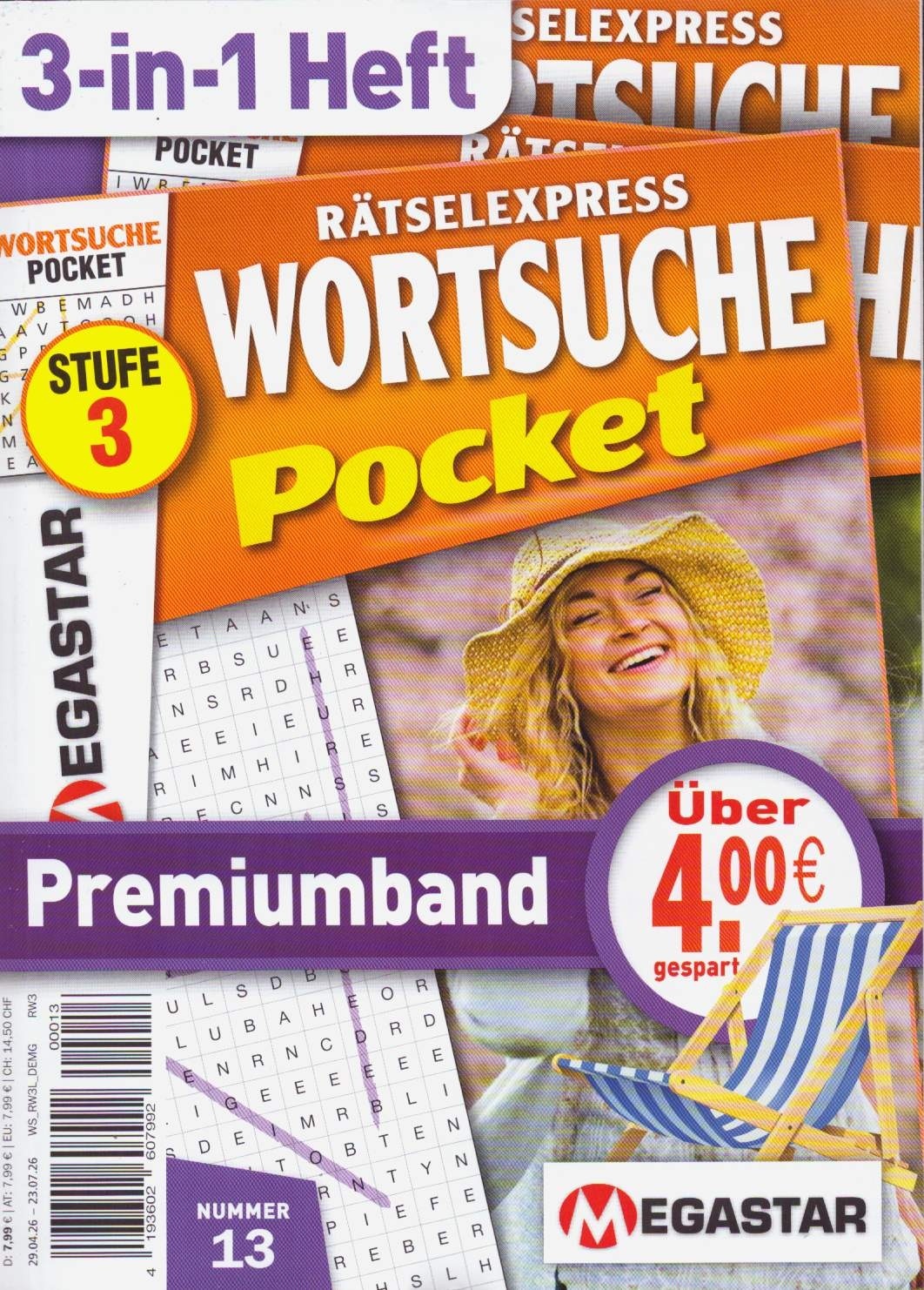 Wortsuche Pocket Premiumband 3 13/2026