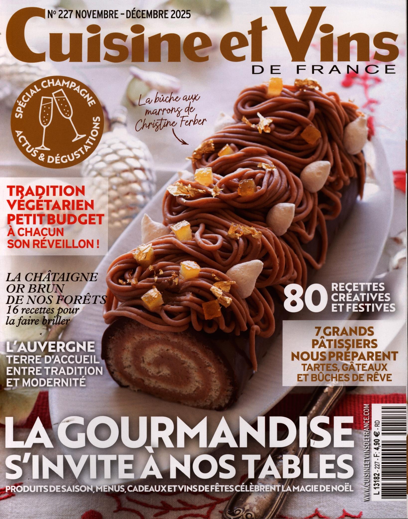Cuisine et Vins DE FRANCE 227/2025