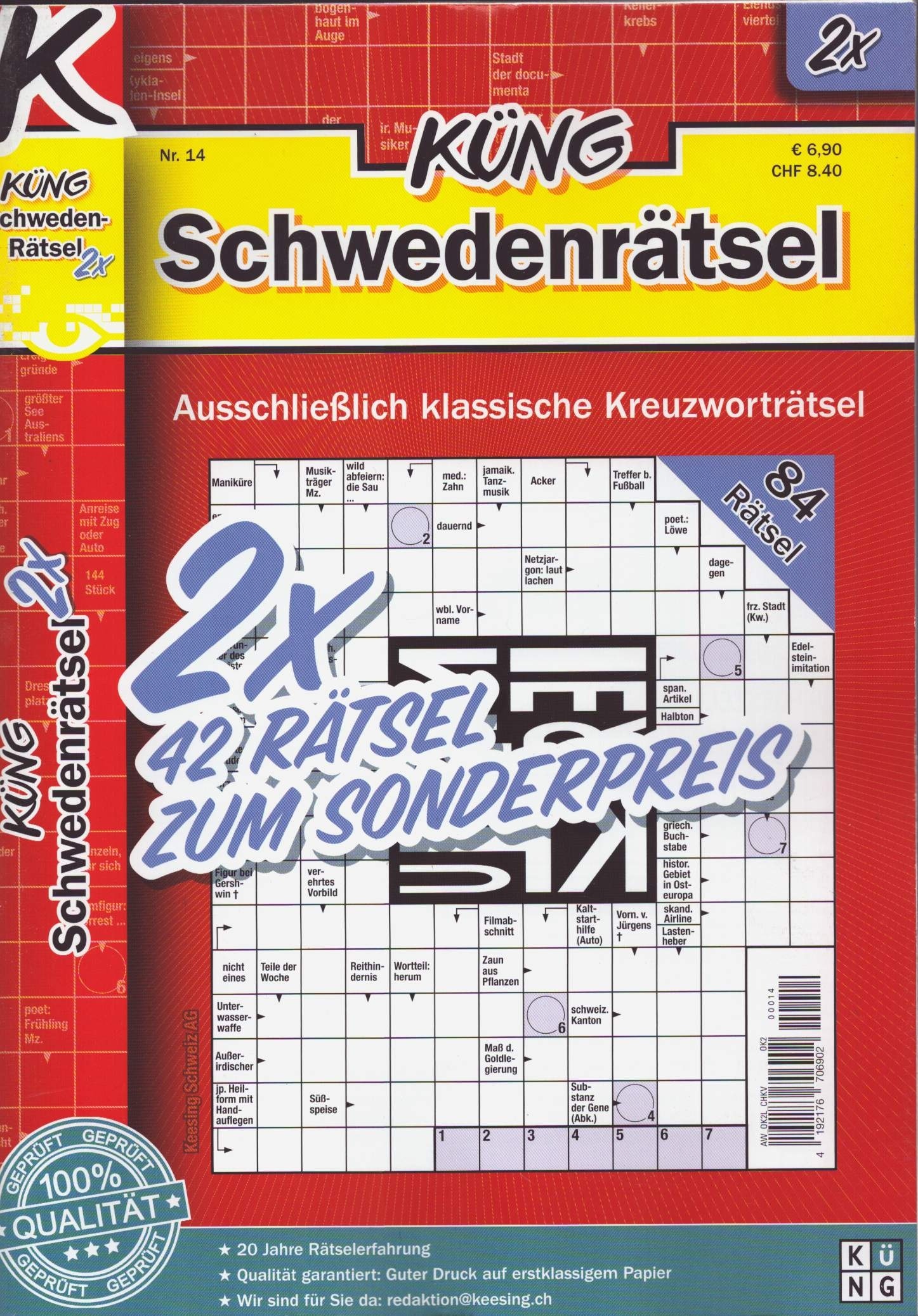 Schwedenrätsel 2x 14/2026