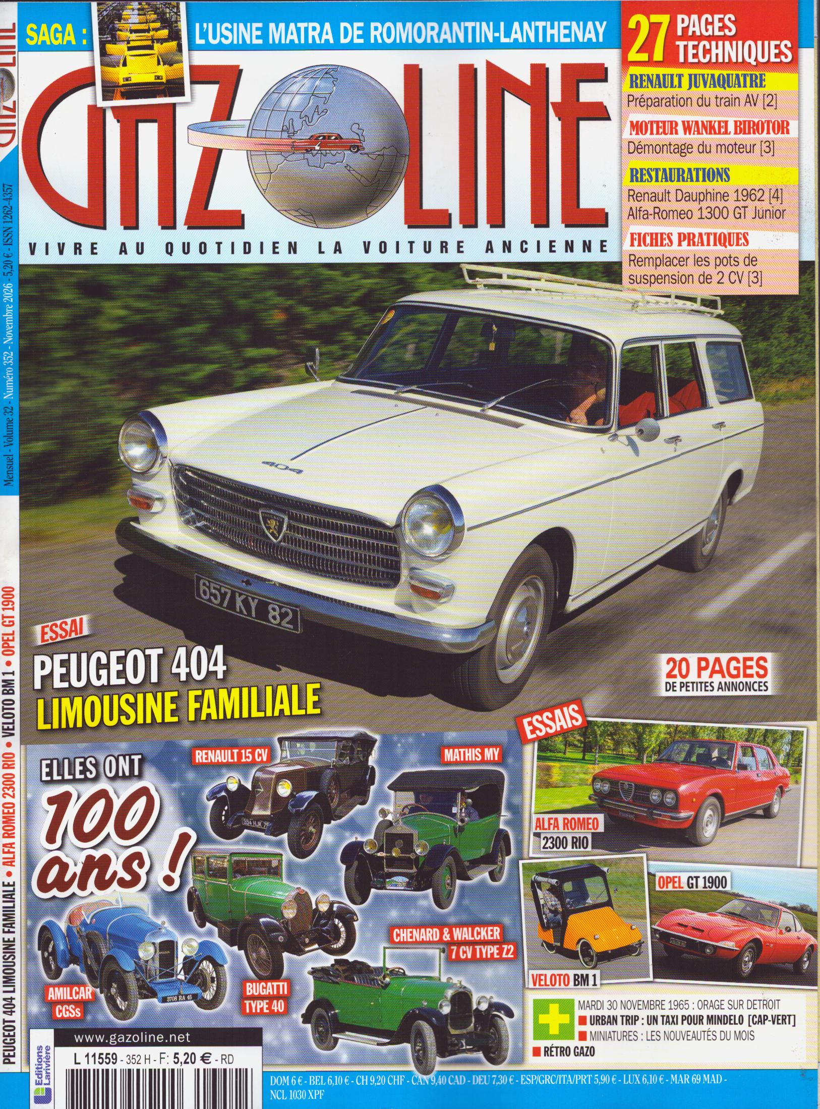 GAZOLINE 352/2026