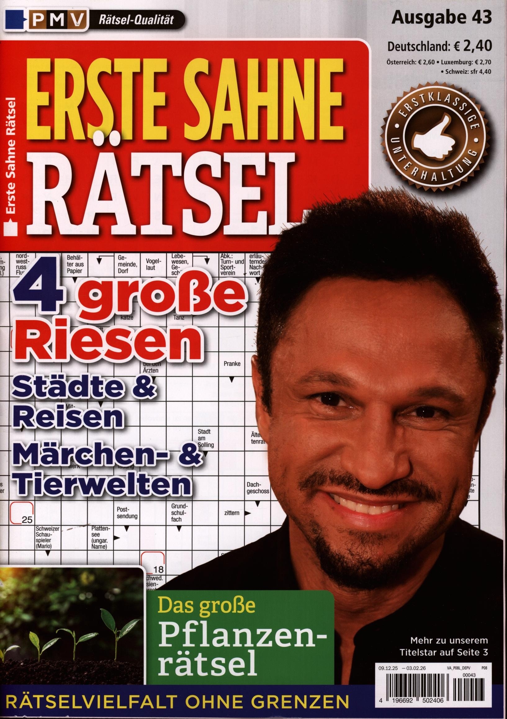 Erste Sahne Rätsel 43/2026