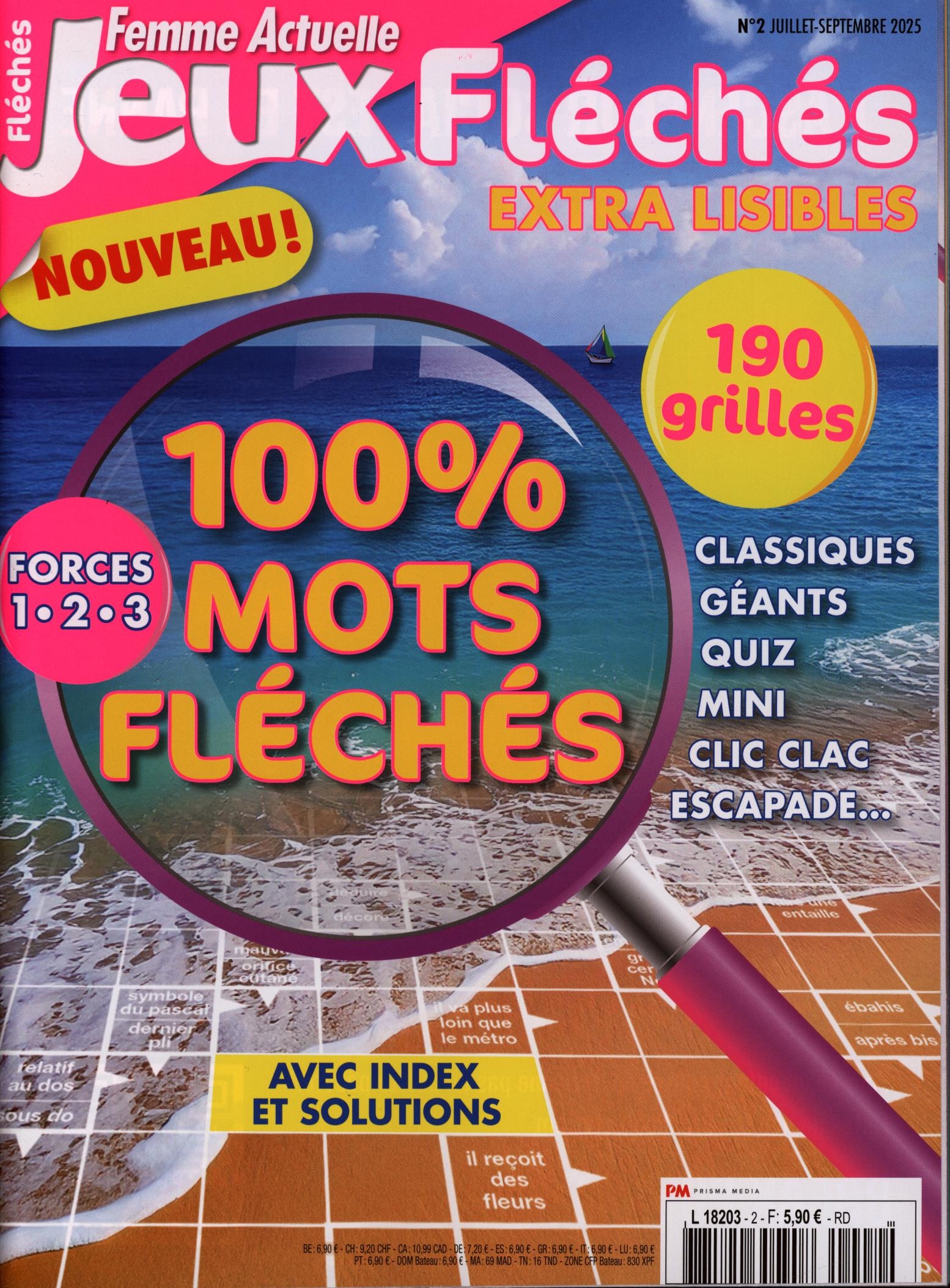 FEMME ACTUELLE  JEUX FLECHES 2/2025