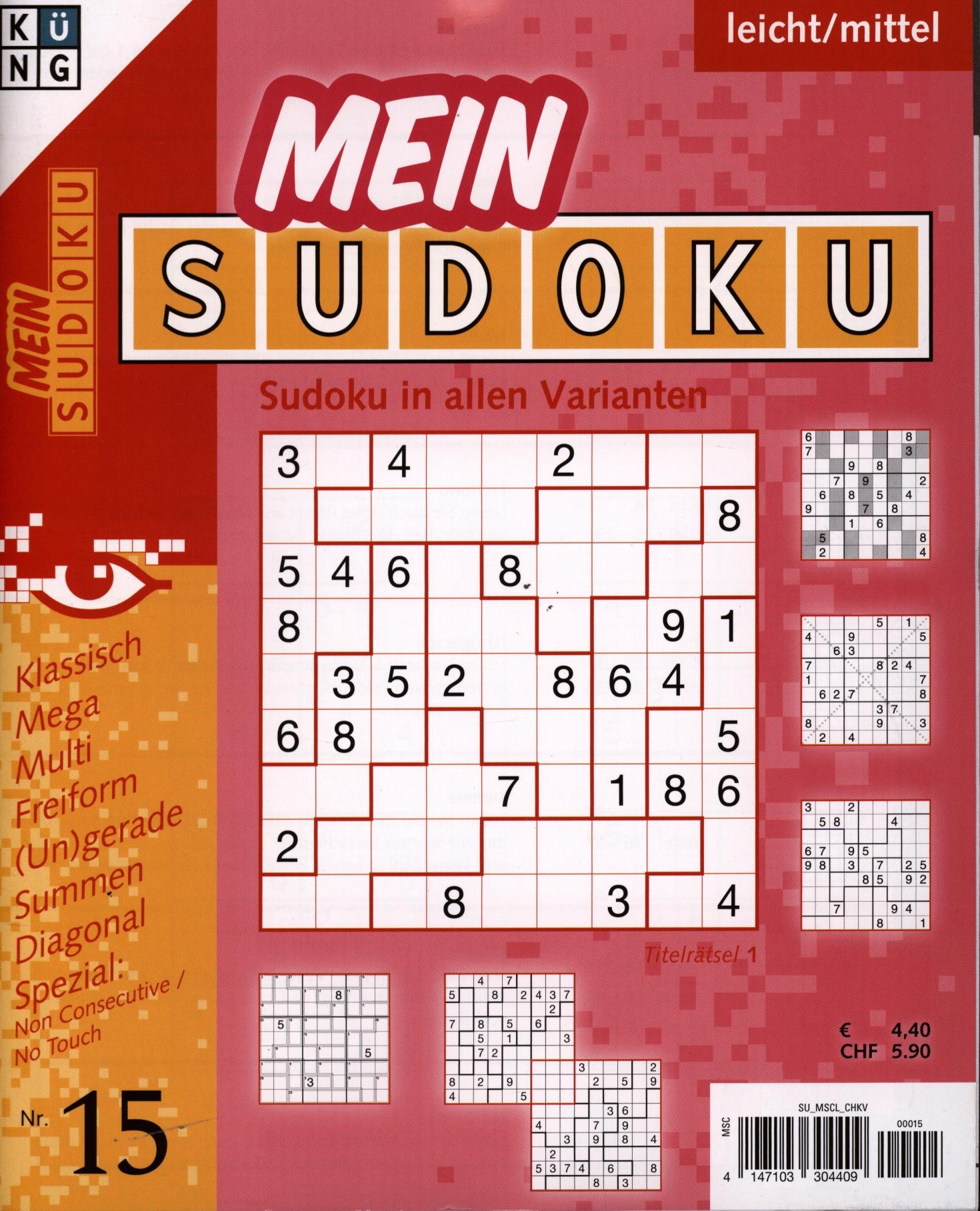 Mein Sudoku 15/2025