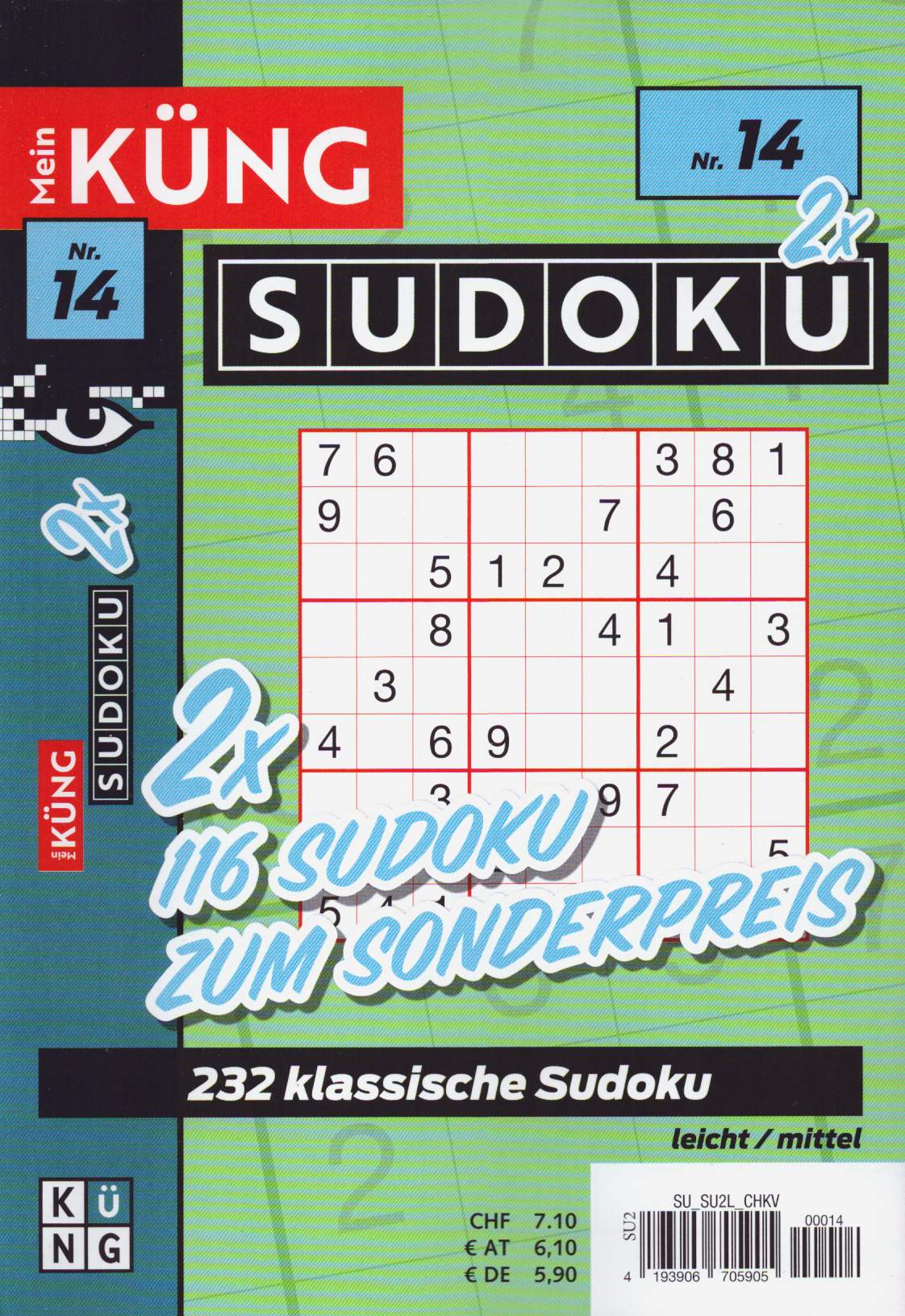 Mein Küng Sudoku 2x 14/2026