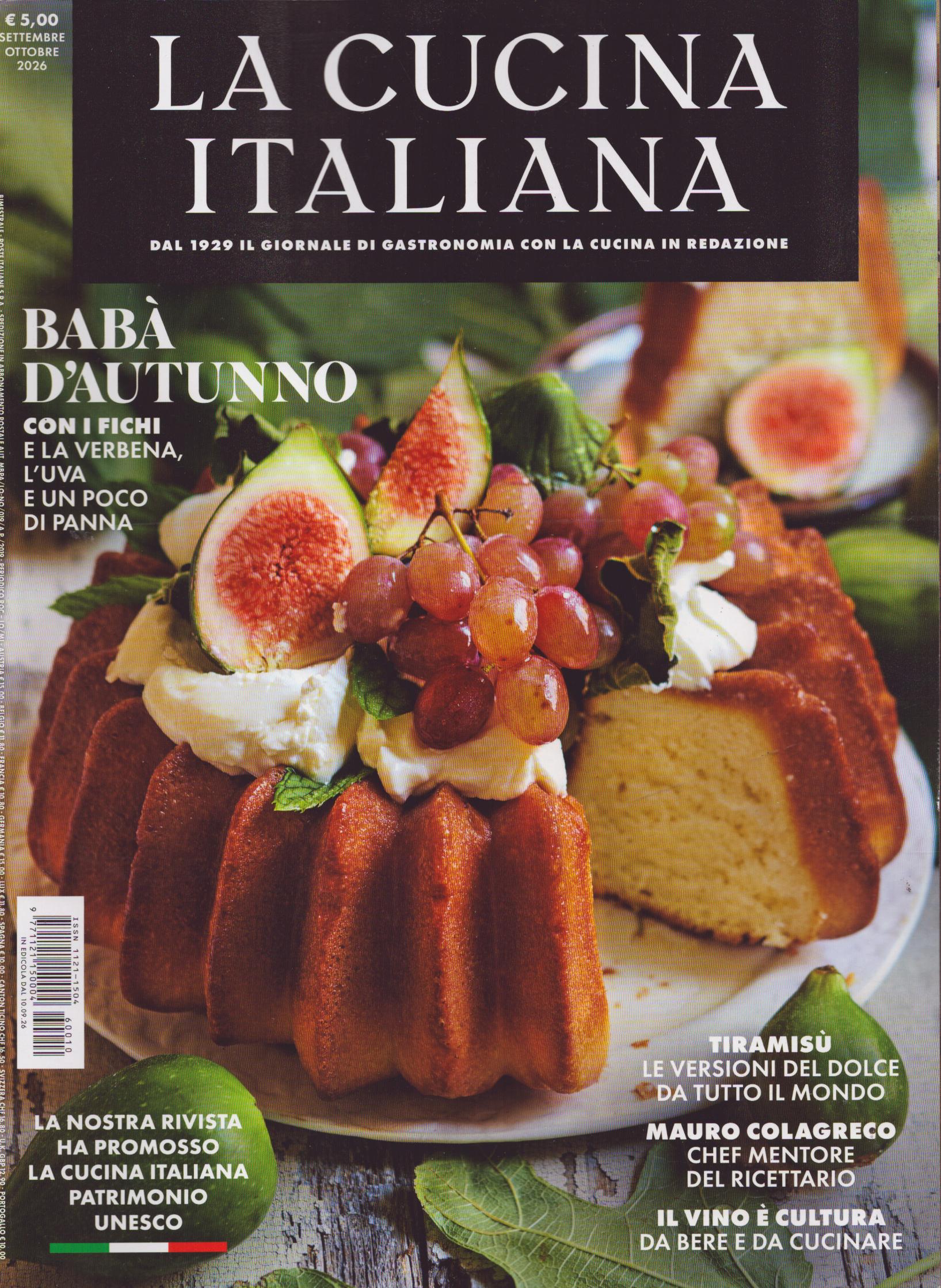 LA CUCINA ITALIANA 10/2026