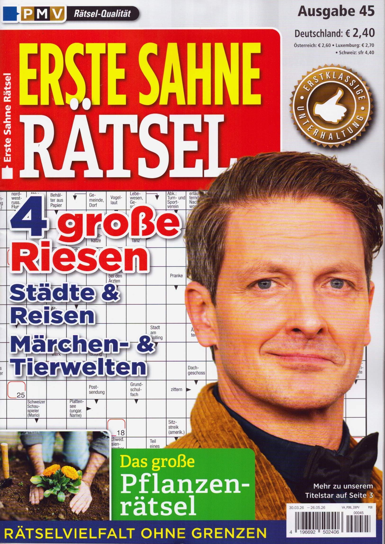 Erste Sahne Rätsel 45/2026