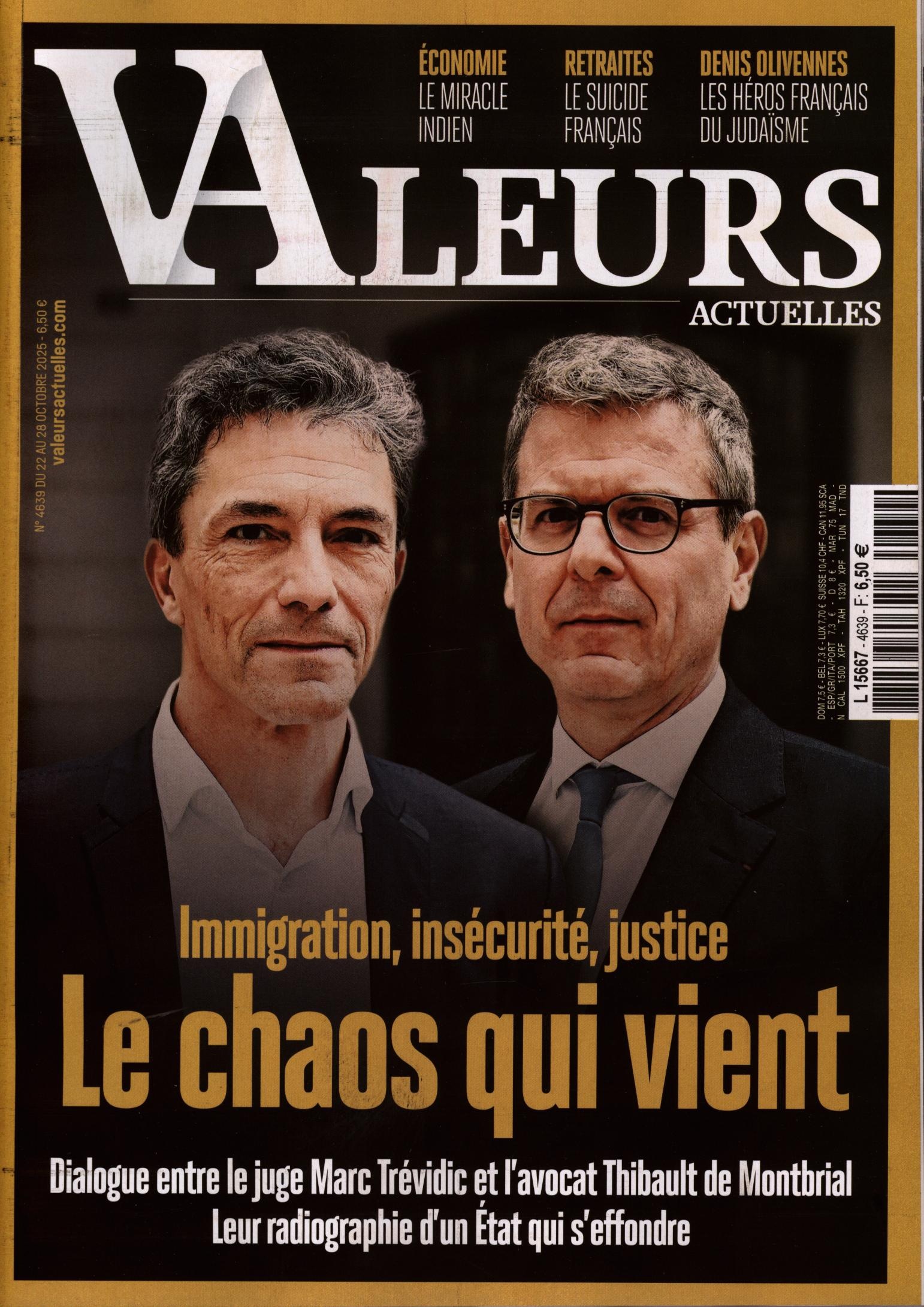 VALEURS ACTUELLES 4639/2025 VALEURS ACTUELLES 4639/2025