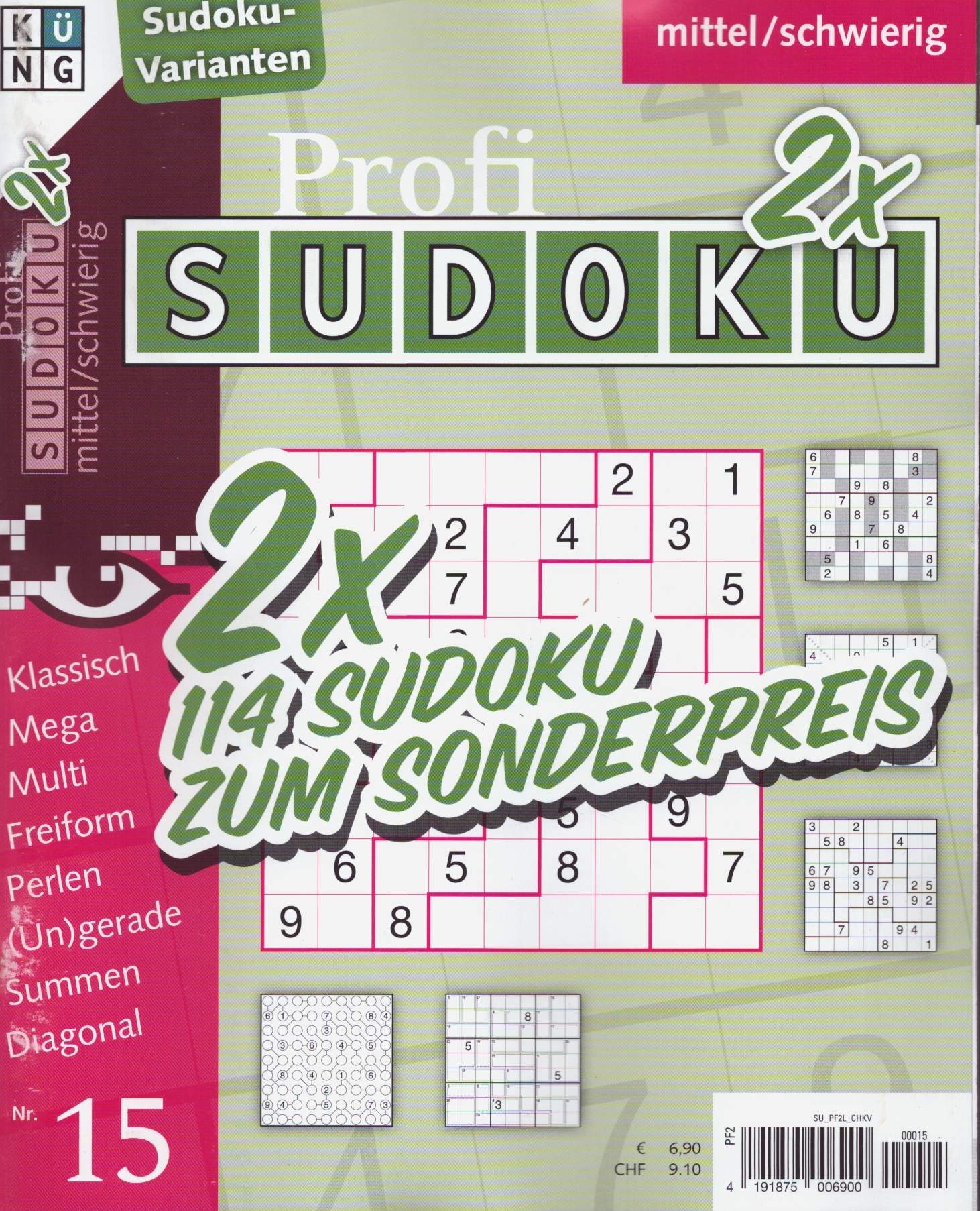 Profi Sudoku 2x 15/2026