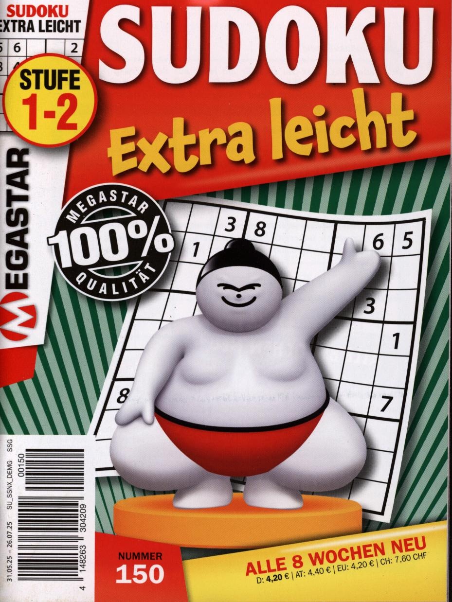 Sudoku Extra Leicht 150/2025