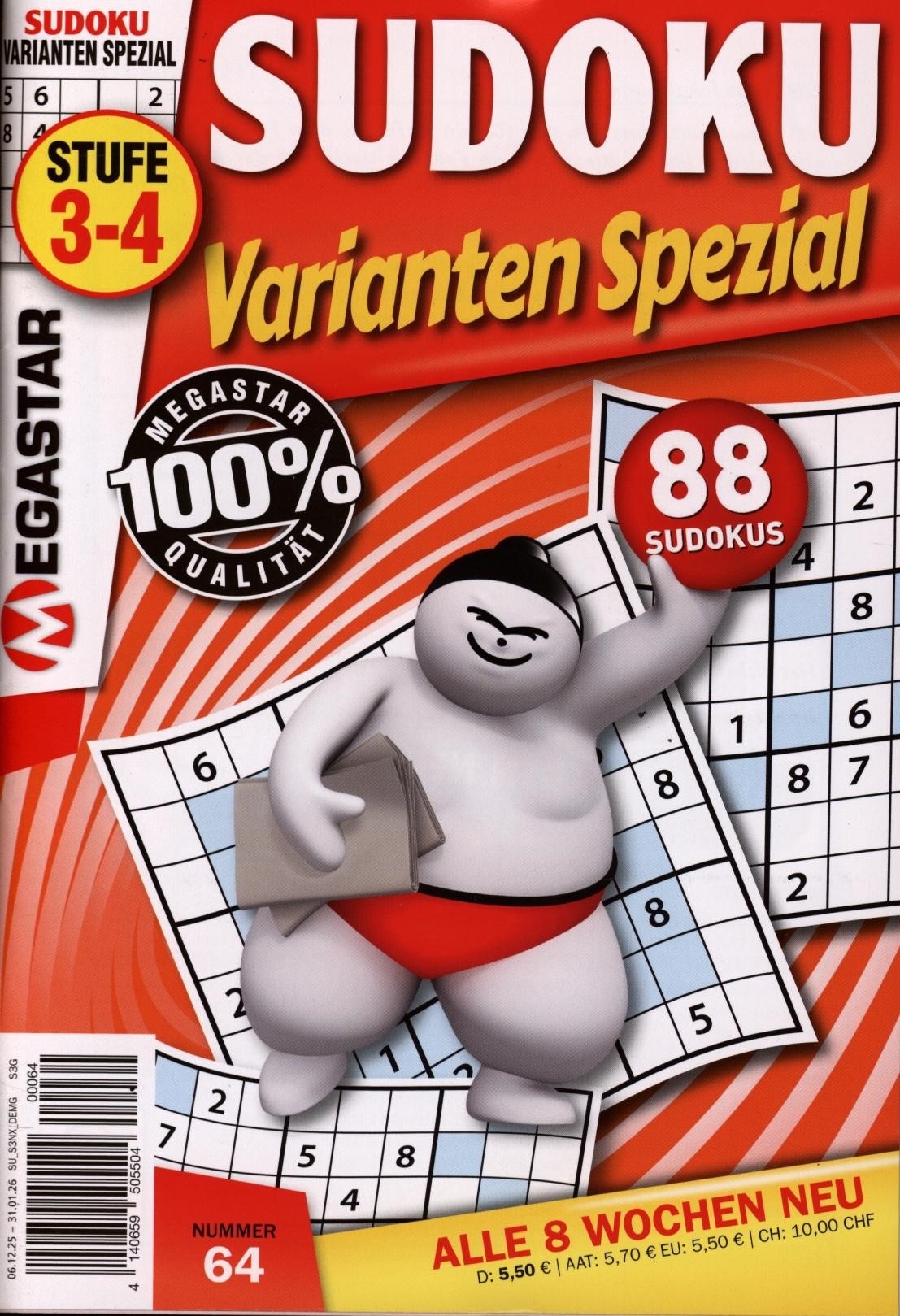 Sudoku Varianten Spezial 64/2025