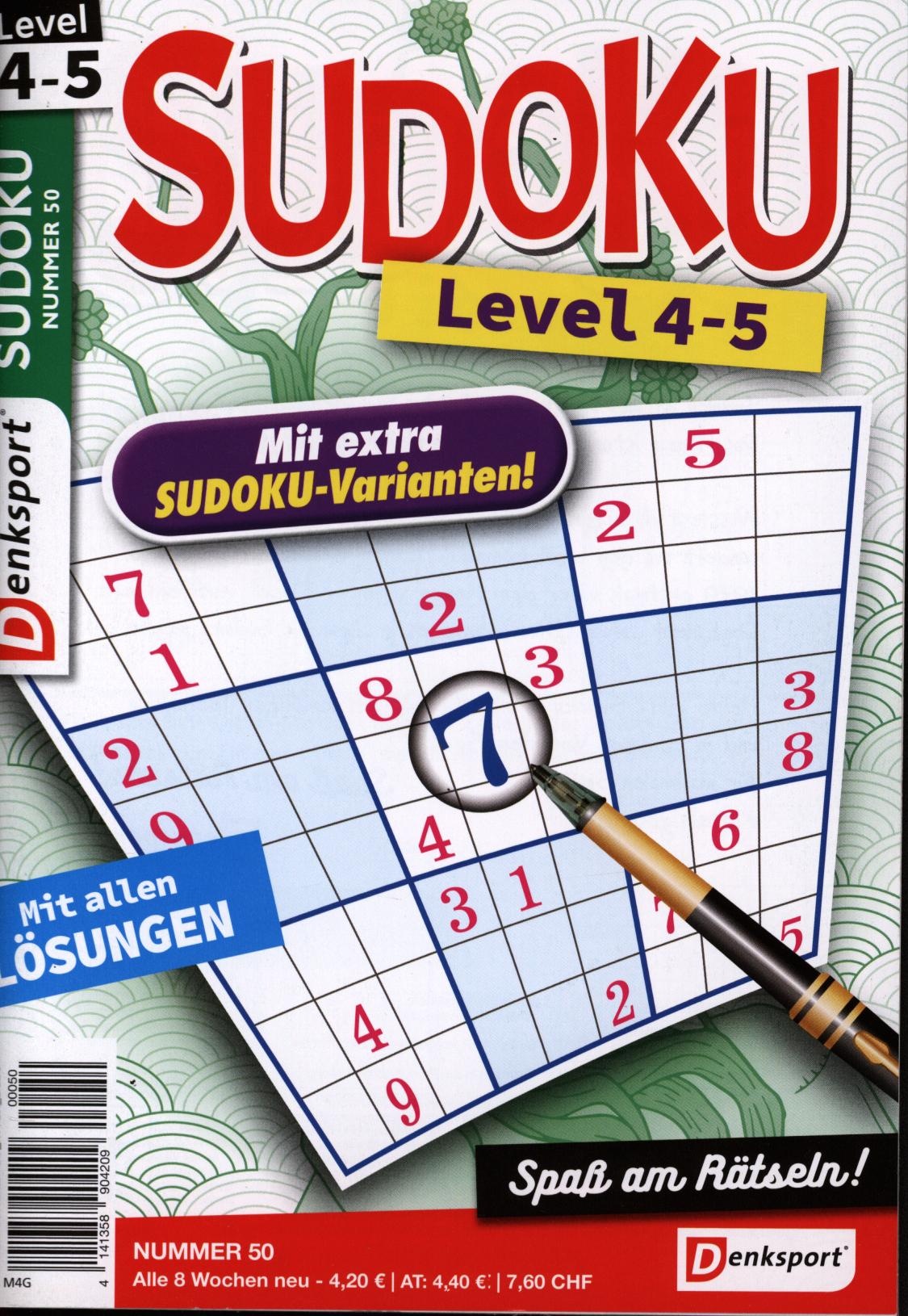 Denksport Sudoku Level 4-5 50/2025