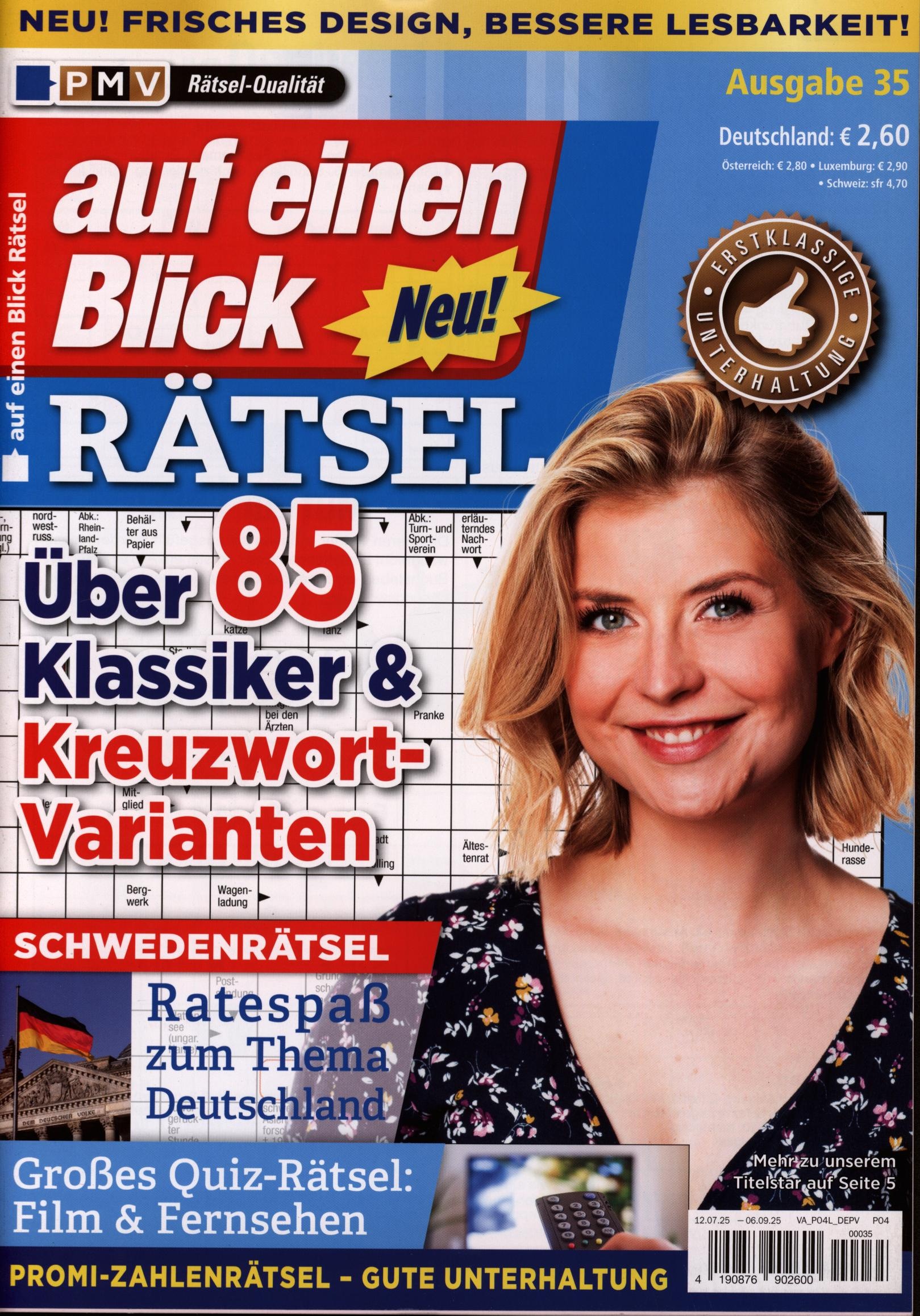 auf einen Blick Rätsel 35/2025