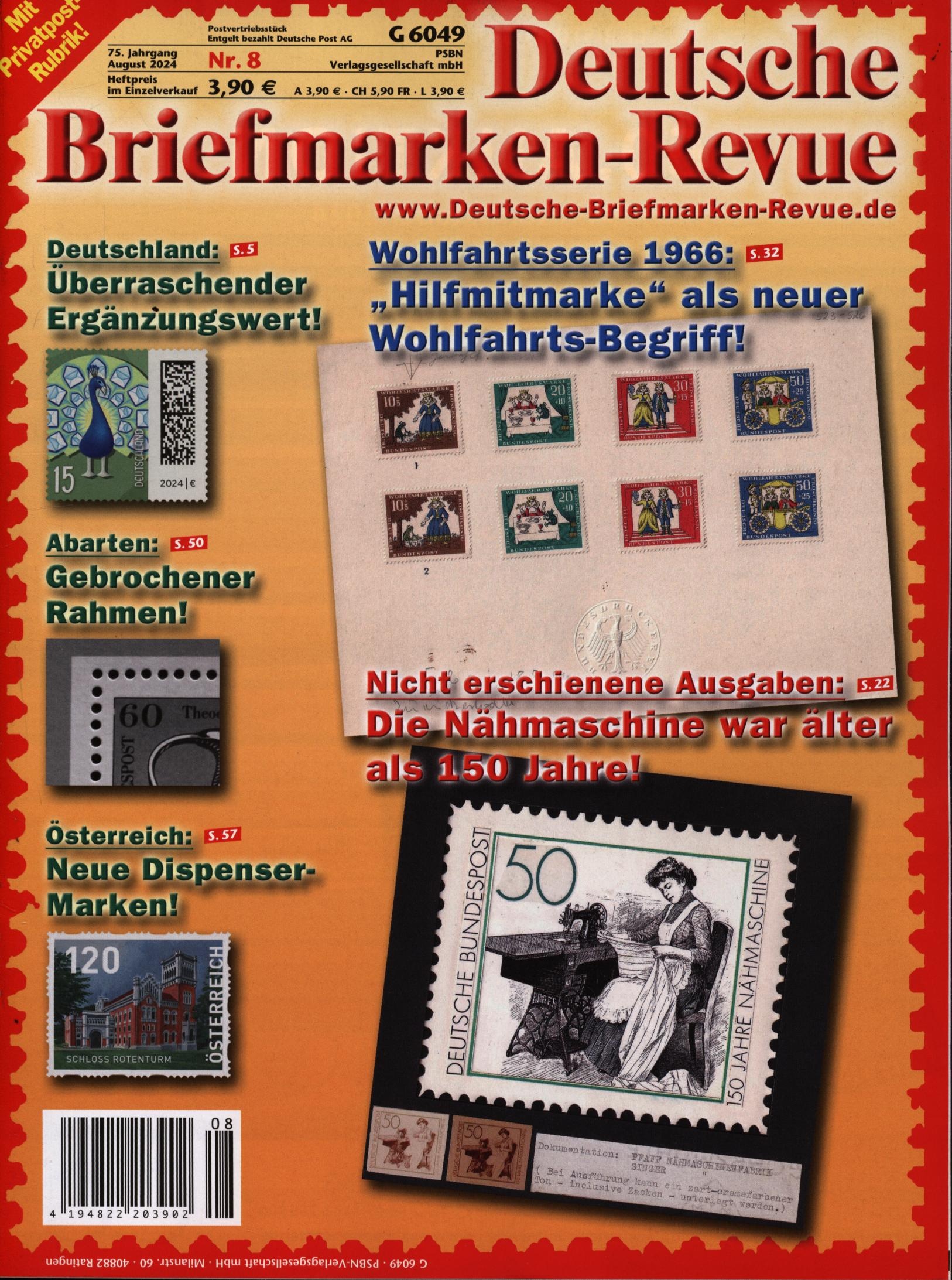 Dt. Briefmarken-Revue 8/2024