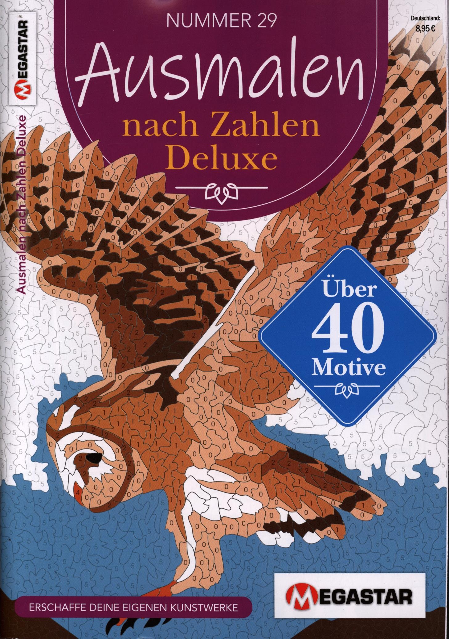 Ausmalen nach Zahlen delux 29/2025