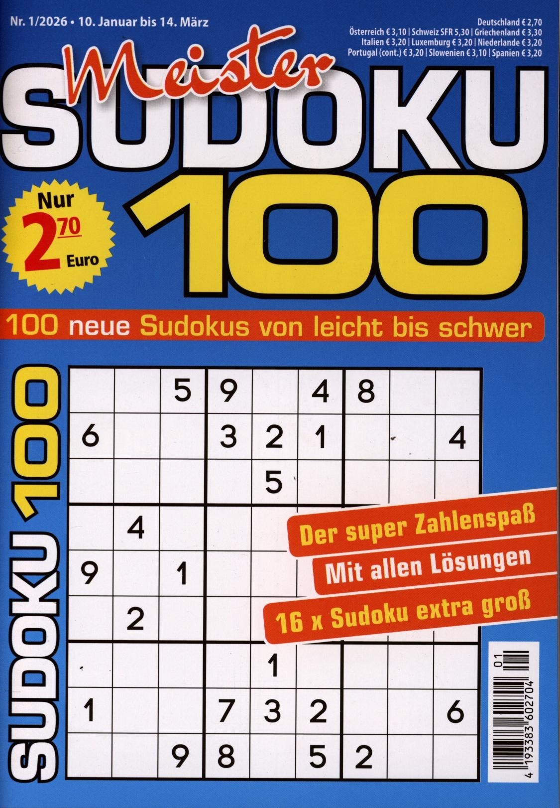 Meister SUDOKU 100 1/2026
