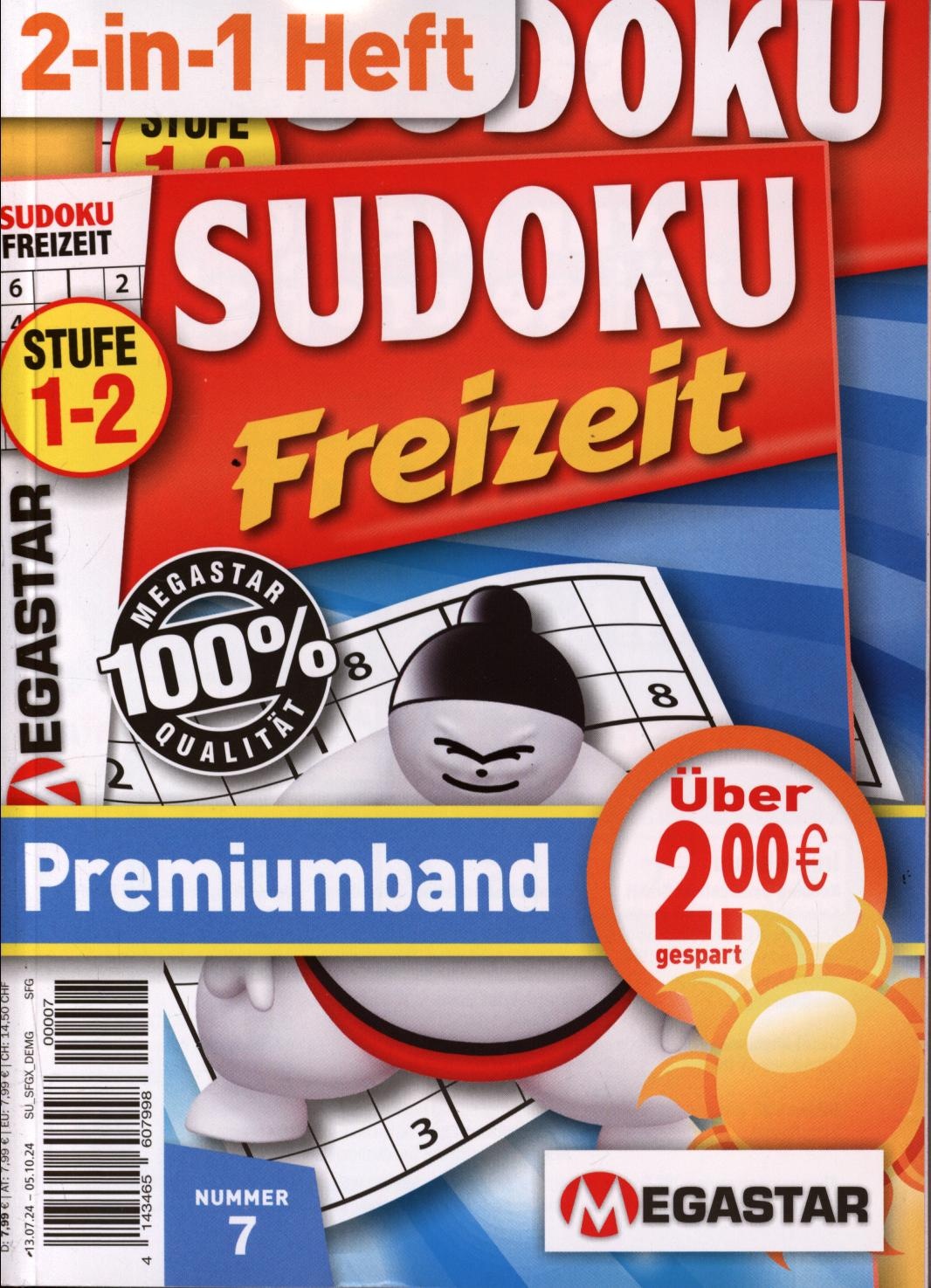 Sudoku Freizeit Premiumband 7/2024